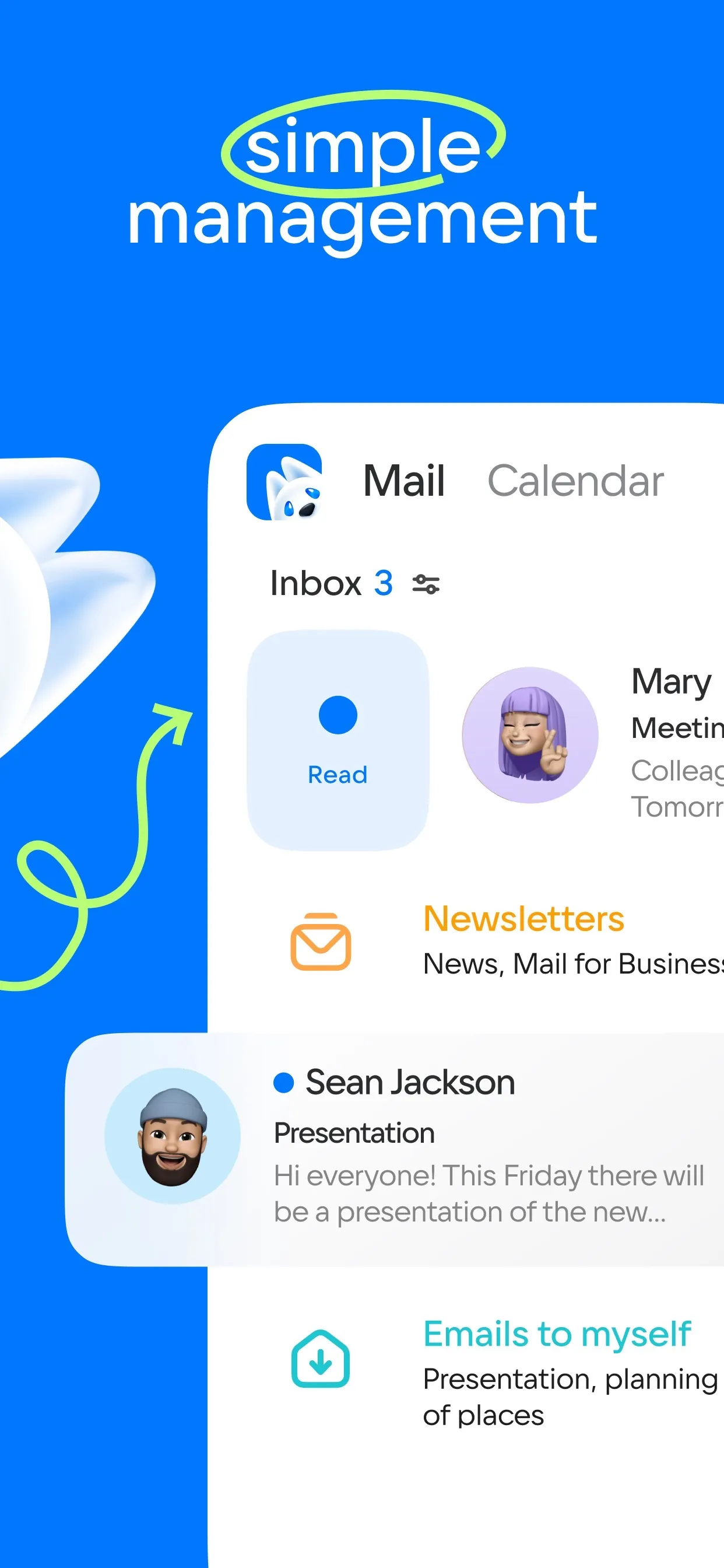 Mail: Email, Cloud, Calendar iphone screenshot 5