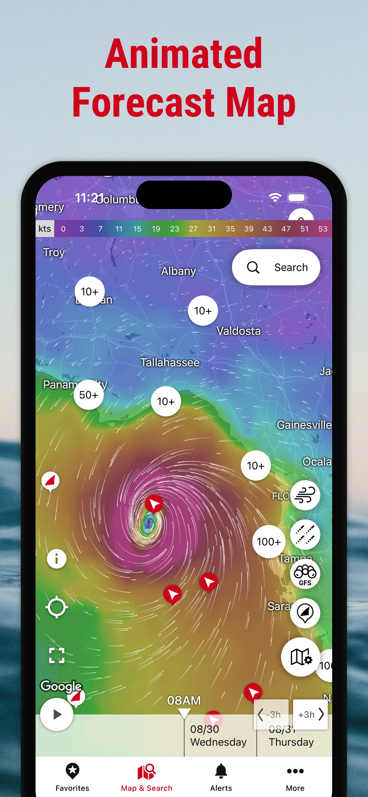 Windfinder: Wind & Weather map iphone screenshot 4