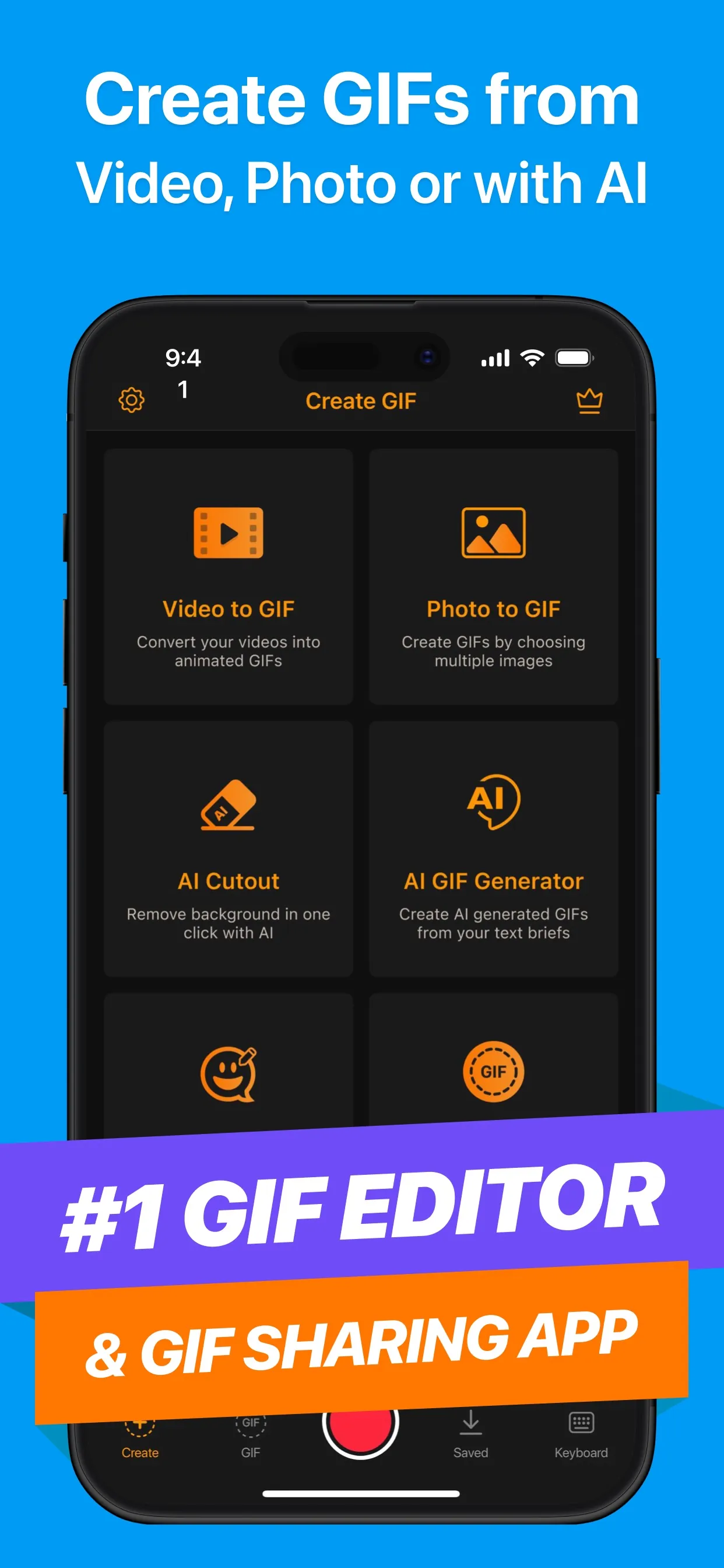GIF Maker - Make Video to GIFs iphone screenshot 2
