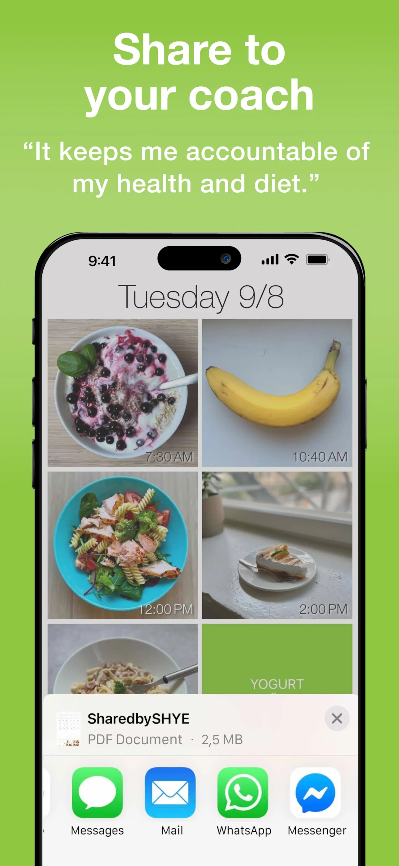 Food Diary See How You Eat Log iphone screenshot 7