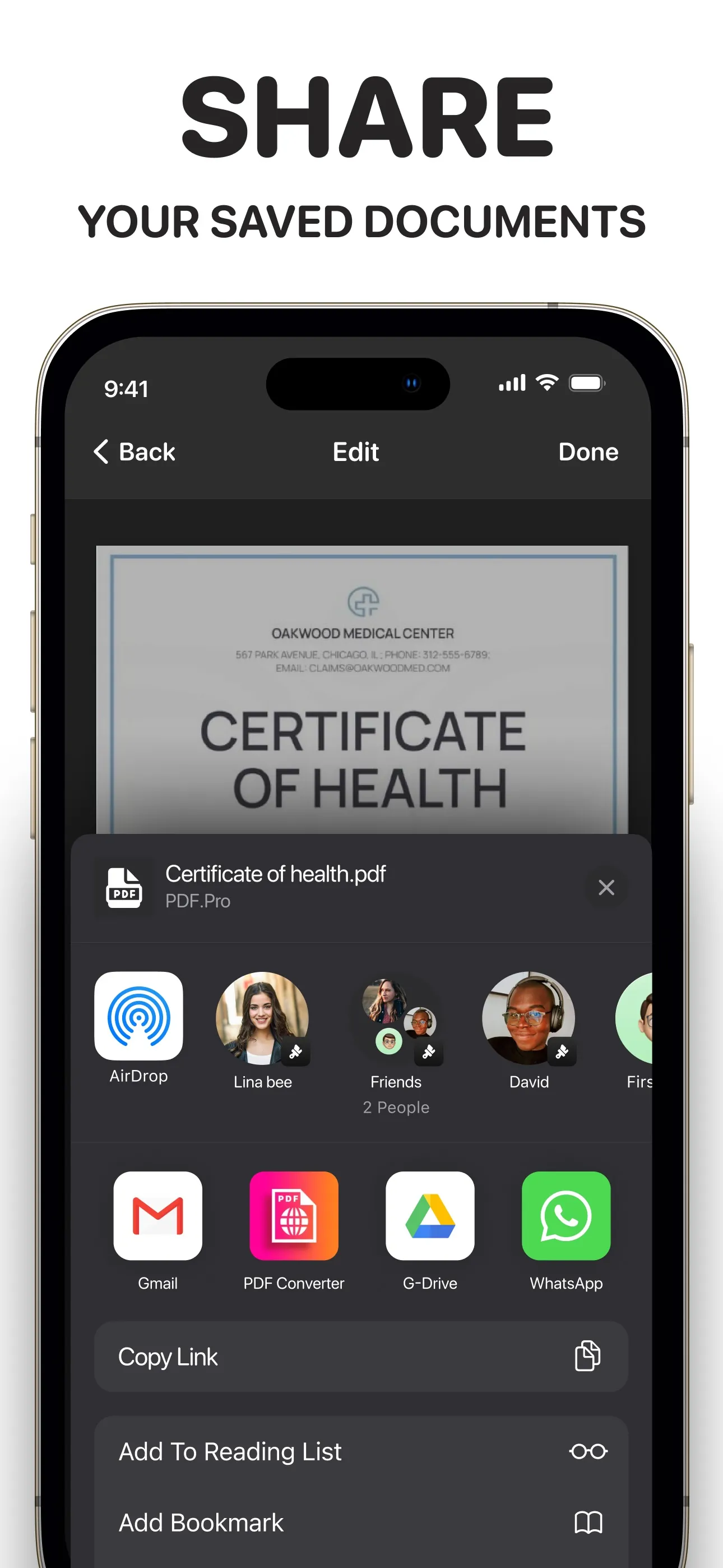 Pdf scanner: Documents Scanner iphone screenshot 8