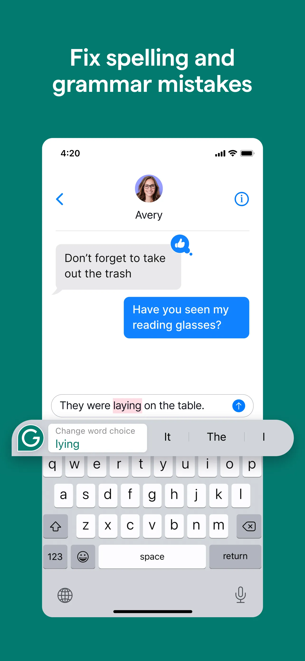 Grammarly: AI Writing Keyboard iphone screenshot 8