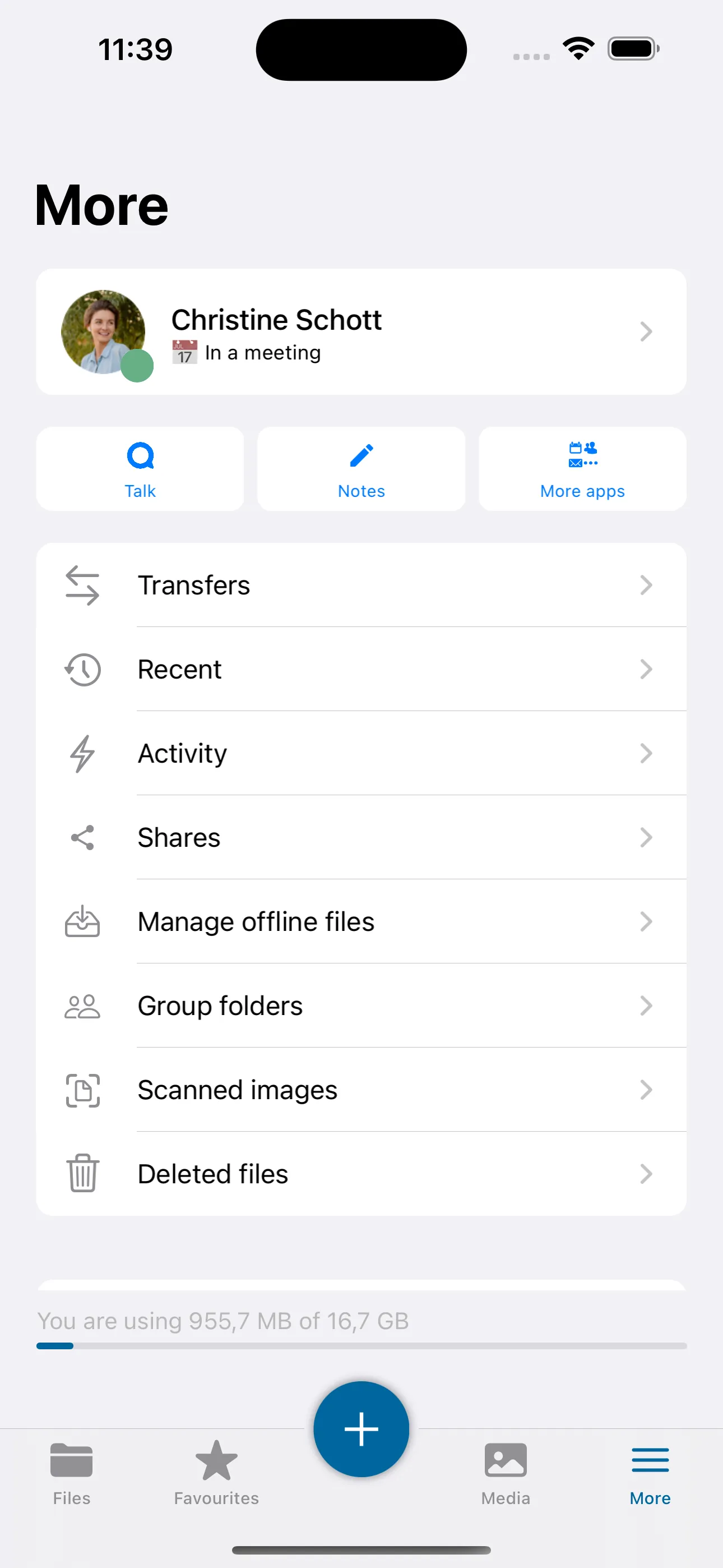 Nextcloud iphone screenshot 4