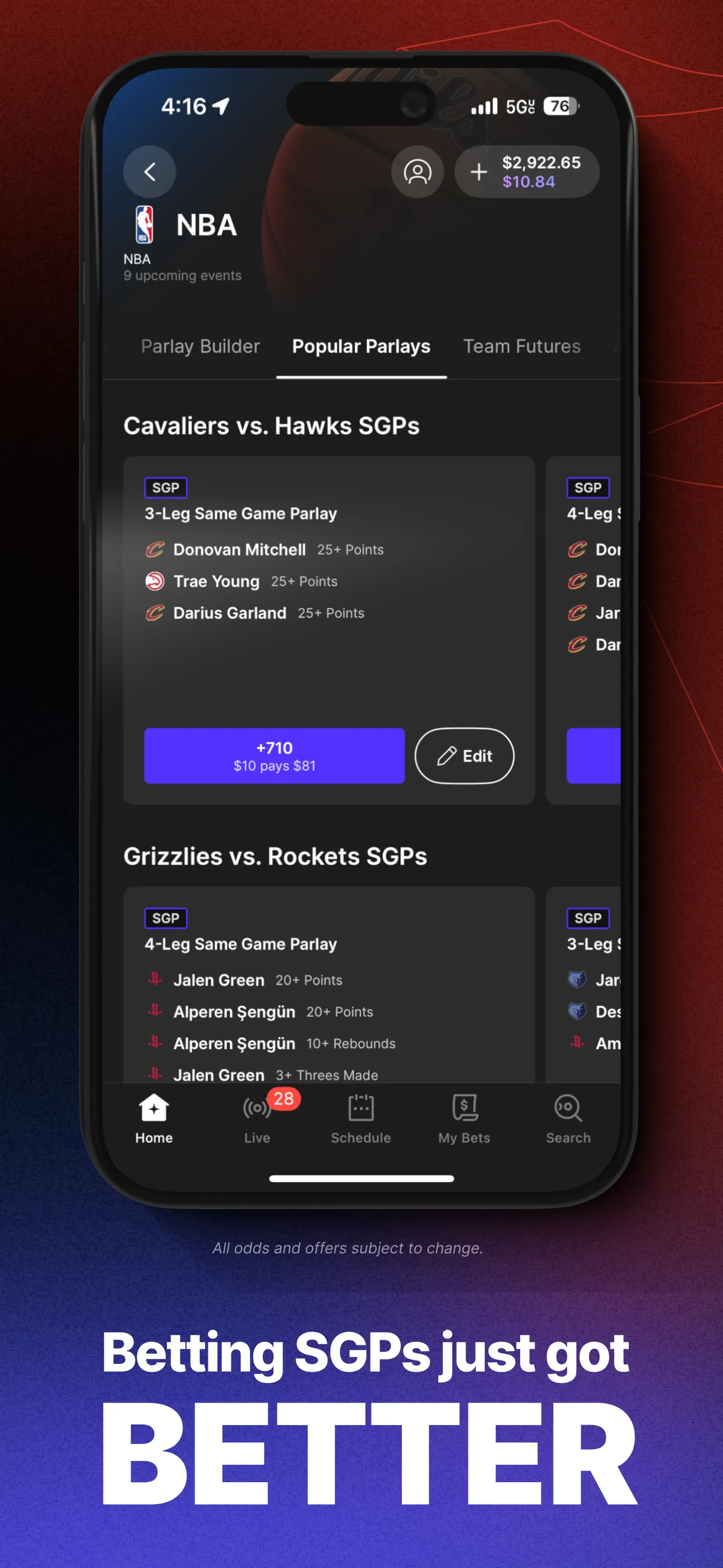 Fanatics Sportsbook & Casino iphone screenshot 4