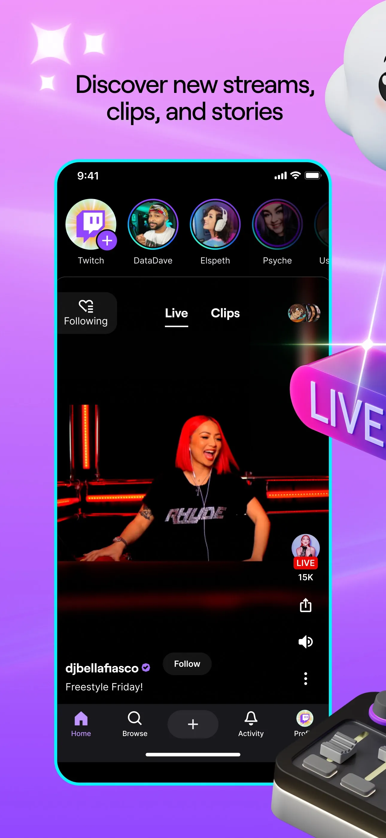 Twitch: Live Streaming iphone screenshot 1