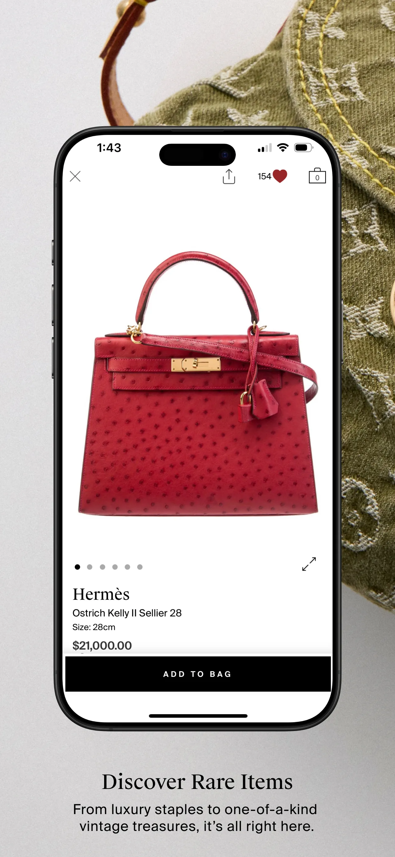 The RealReal - Buy+Sell Luxury iphone screenshot 4