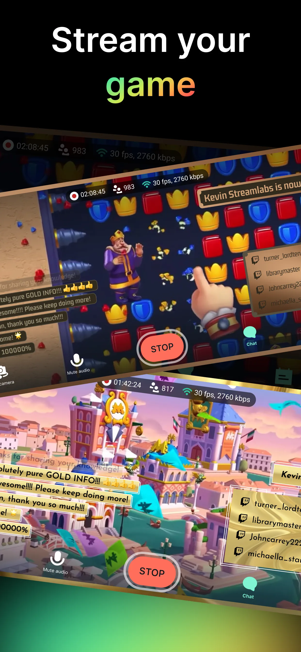 Streamlabs: Live Streaming App iphone screenshot 1