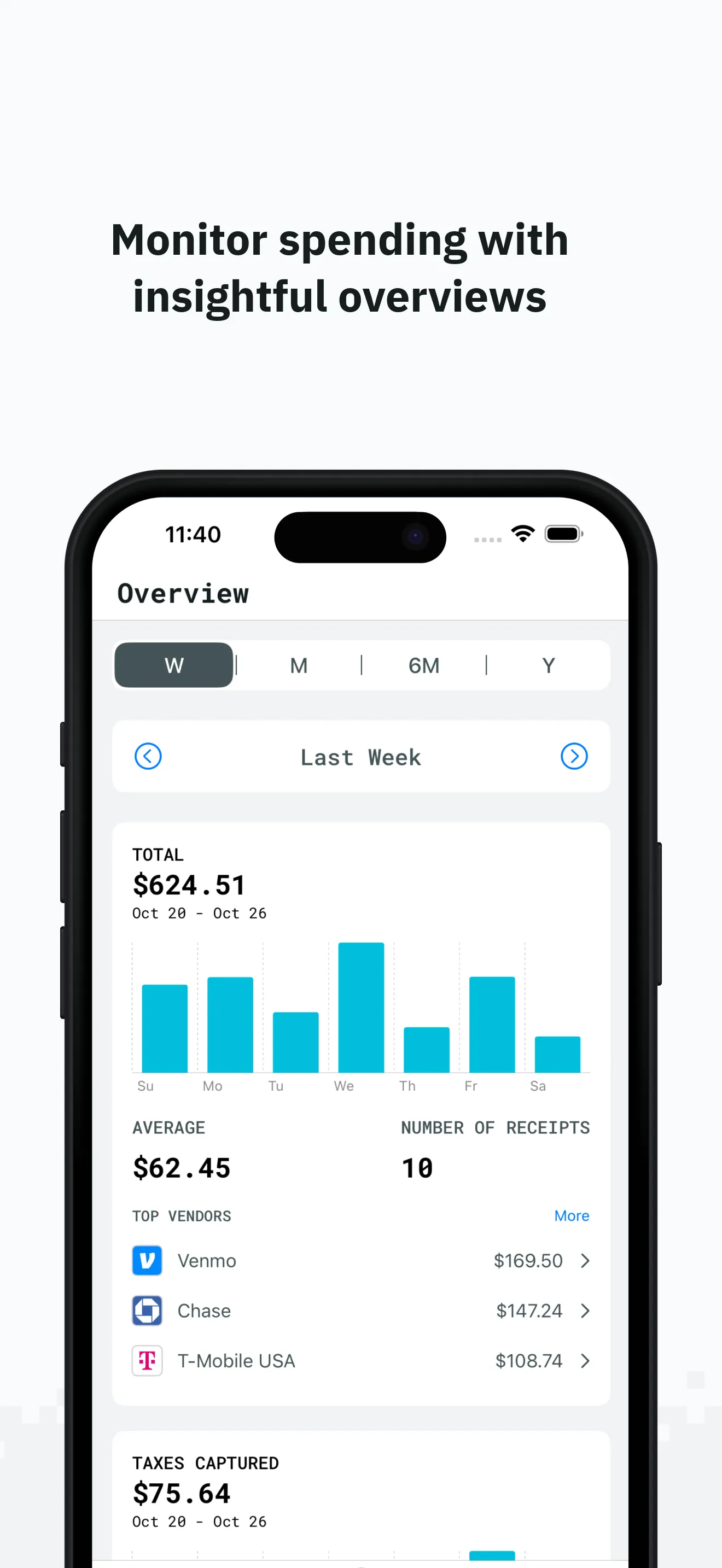 QuickReceipts Smart Scanner iphone screenshot 6