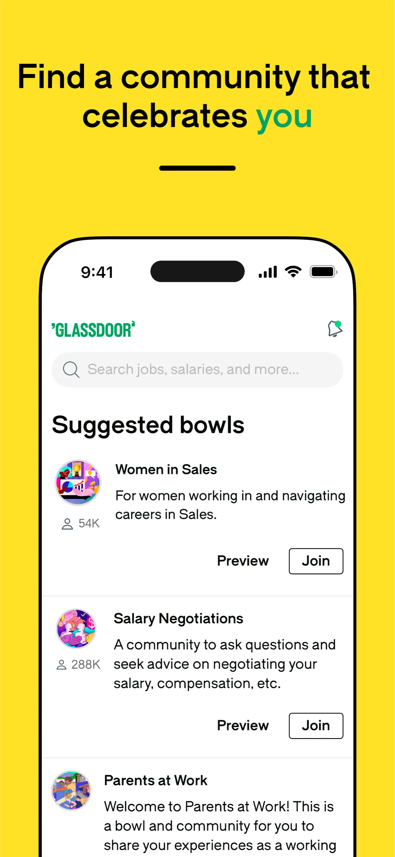 Glassdoor | Jobs & Community iphone screenshot 5