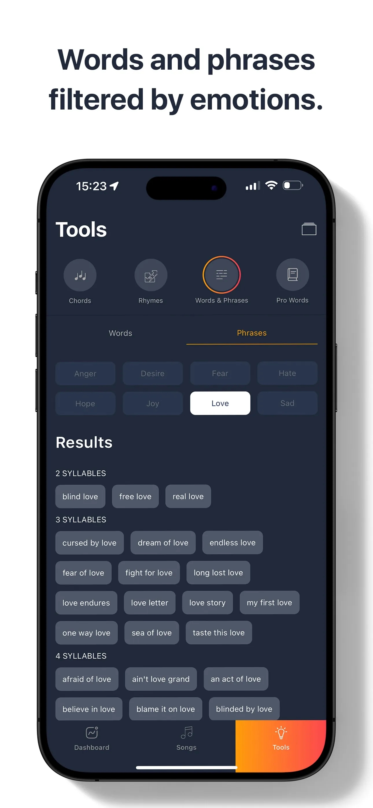 Songwriter Pro: Lyric Studio iphone screenshot 9