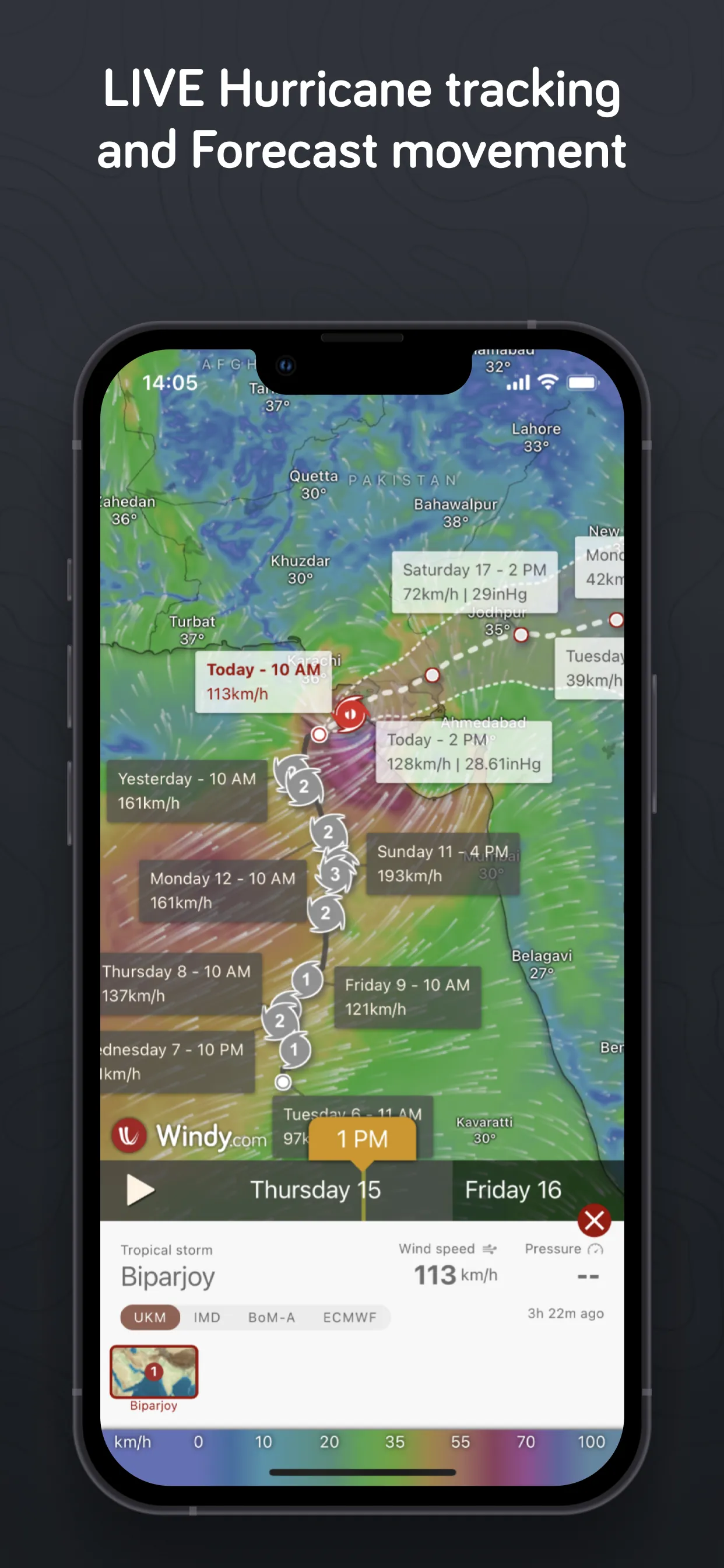 Windy.com - Weather & Radar iphone screenshot 8