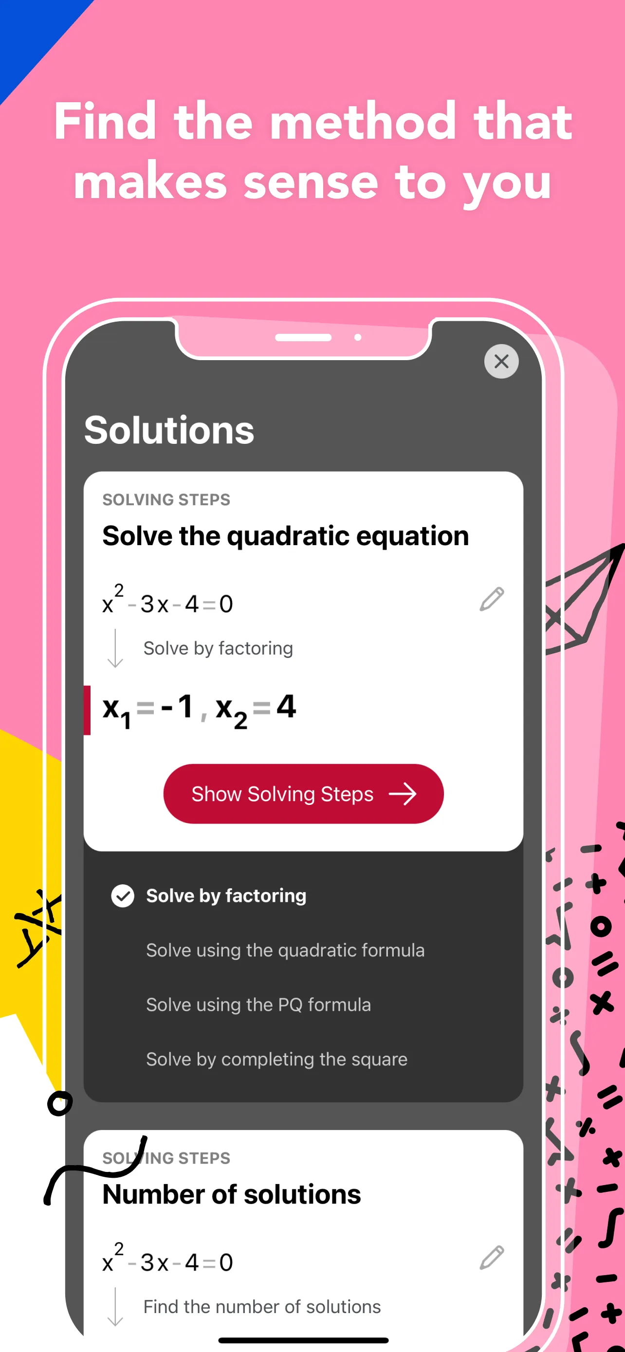 Photomath iphone screenshot 3