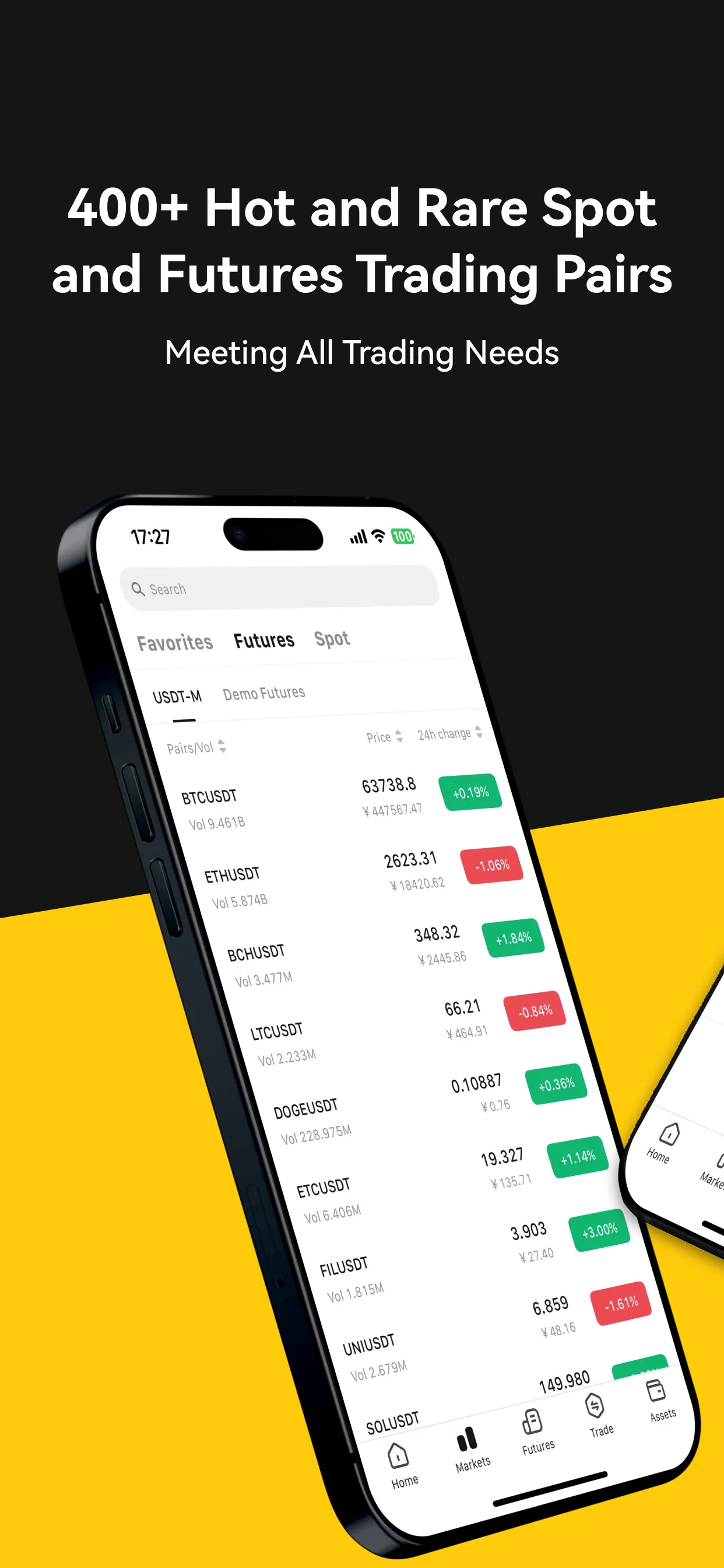 WEEX: Trade Bitcoin & Futures iphone screenshot 2