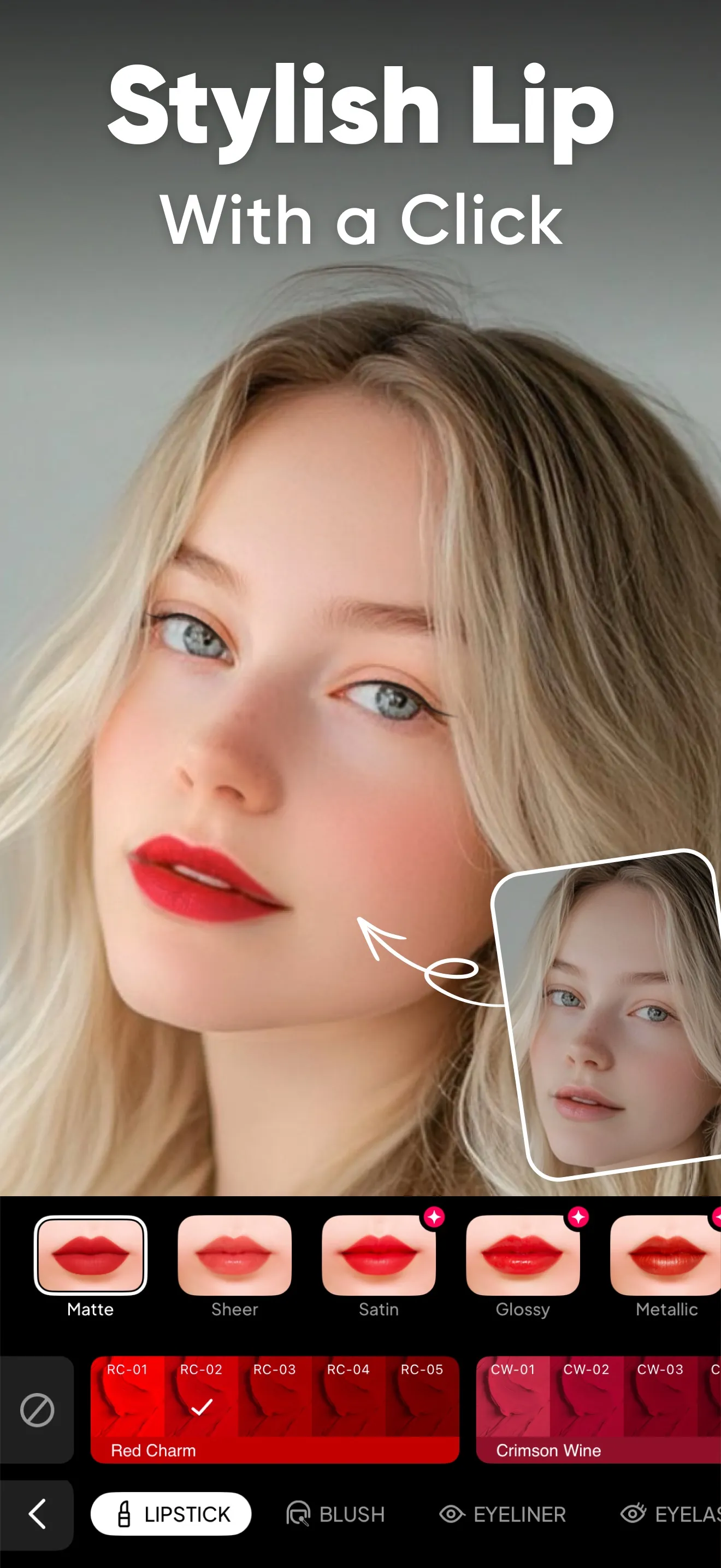 Beauty Editor : Face Retouch iphone screenshot 2