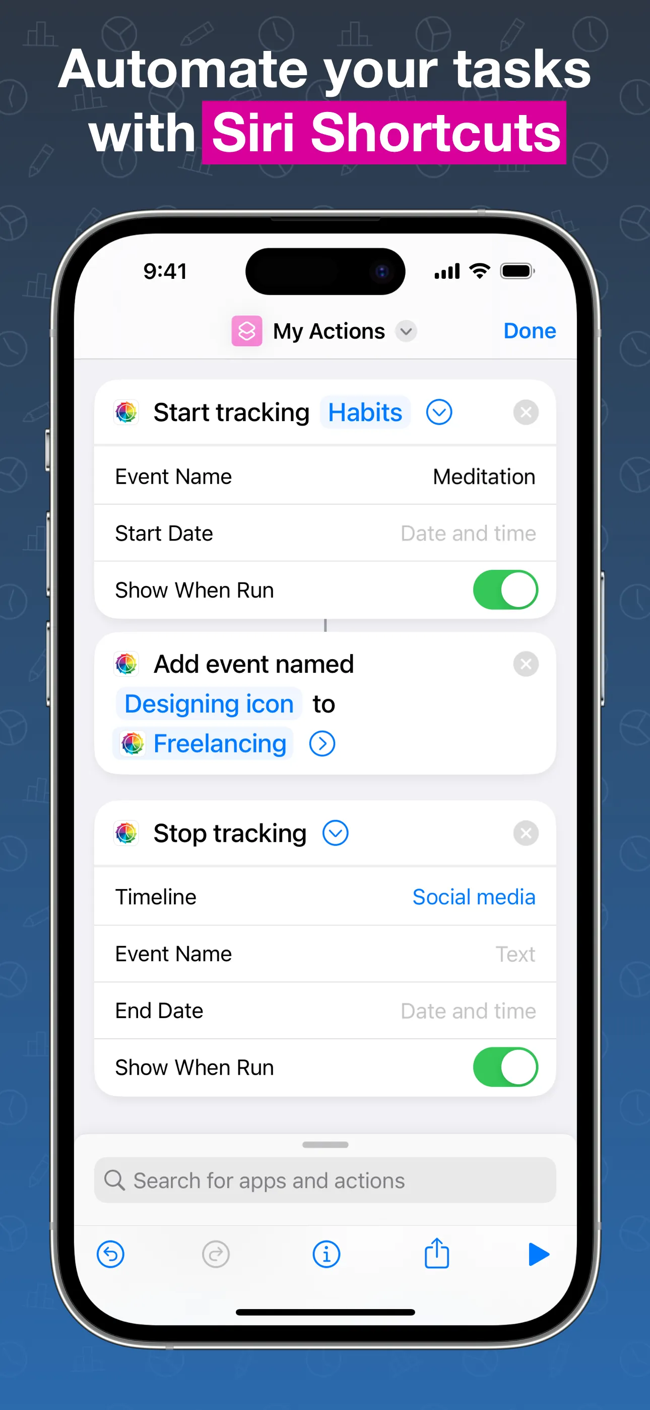 Timelines Time Tracking iphone screenshot 8