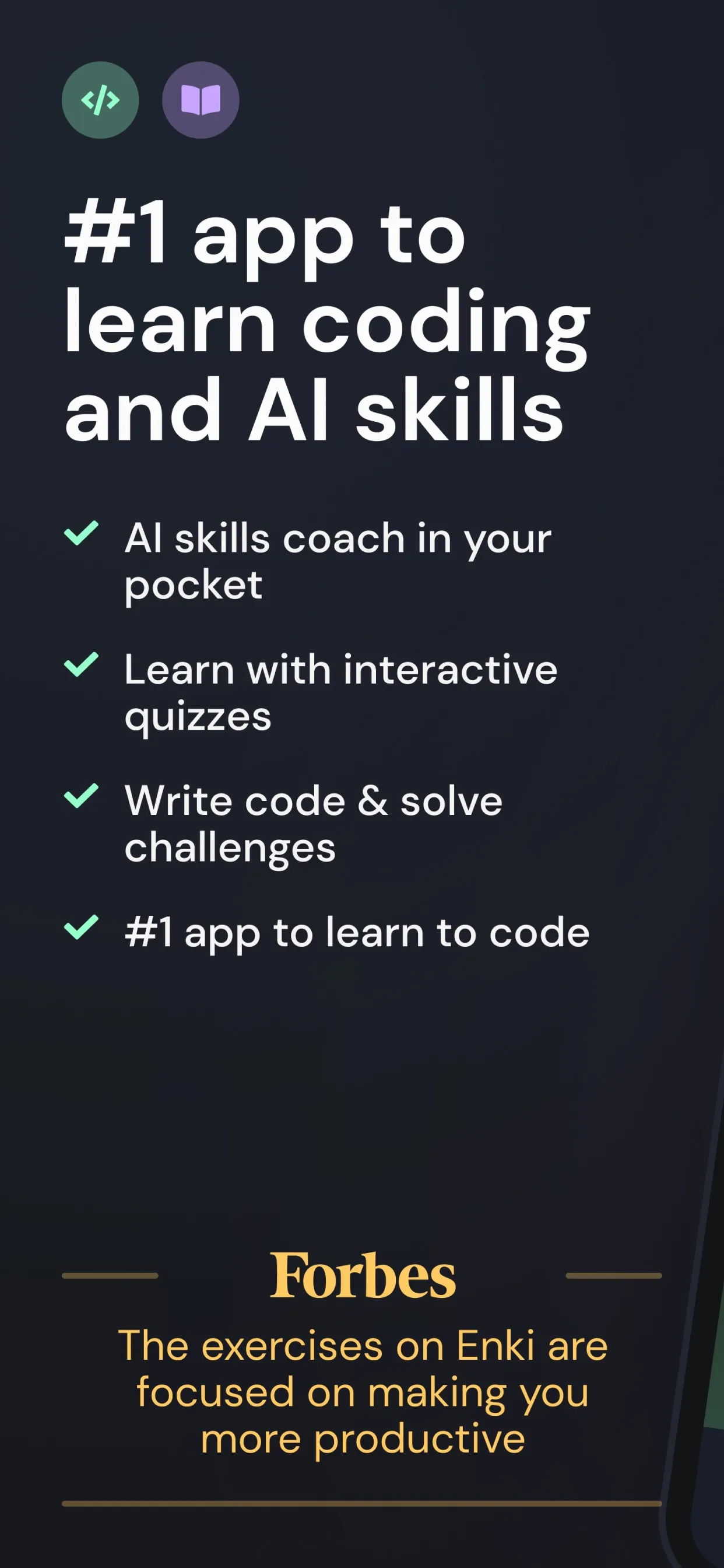 Enki: Learn Coding/Programming iphone screenshot 1