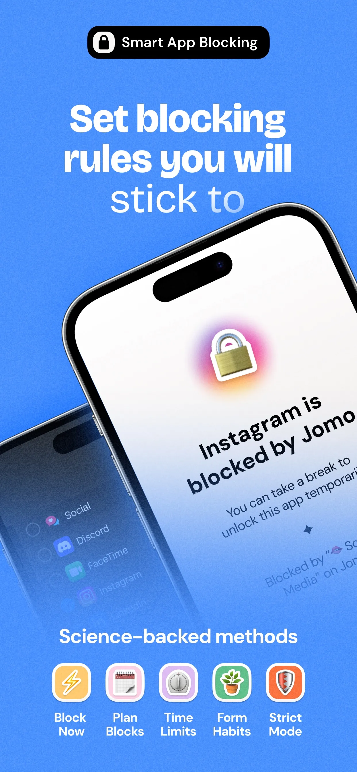 Jomo - Screen Time Blocker iphone screenshot 3