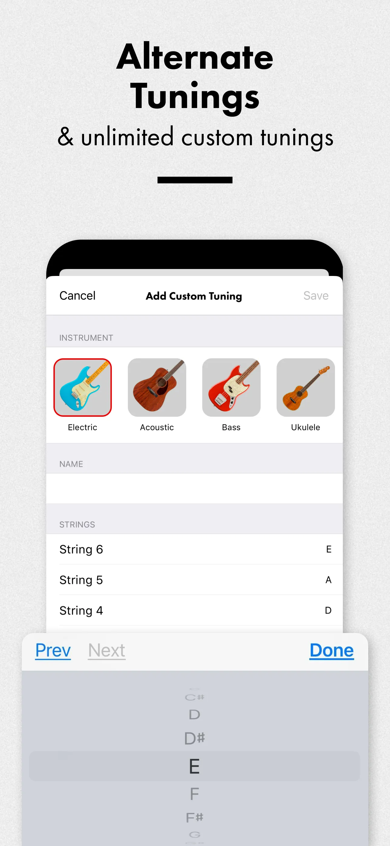 Fender Tune: Guitar Tuner App iphone screenshot 7