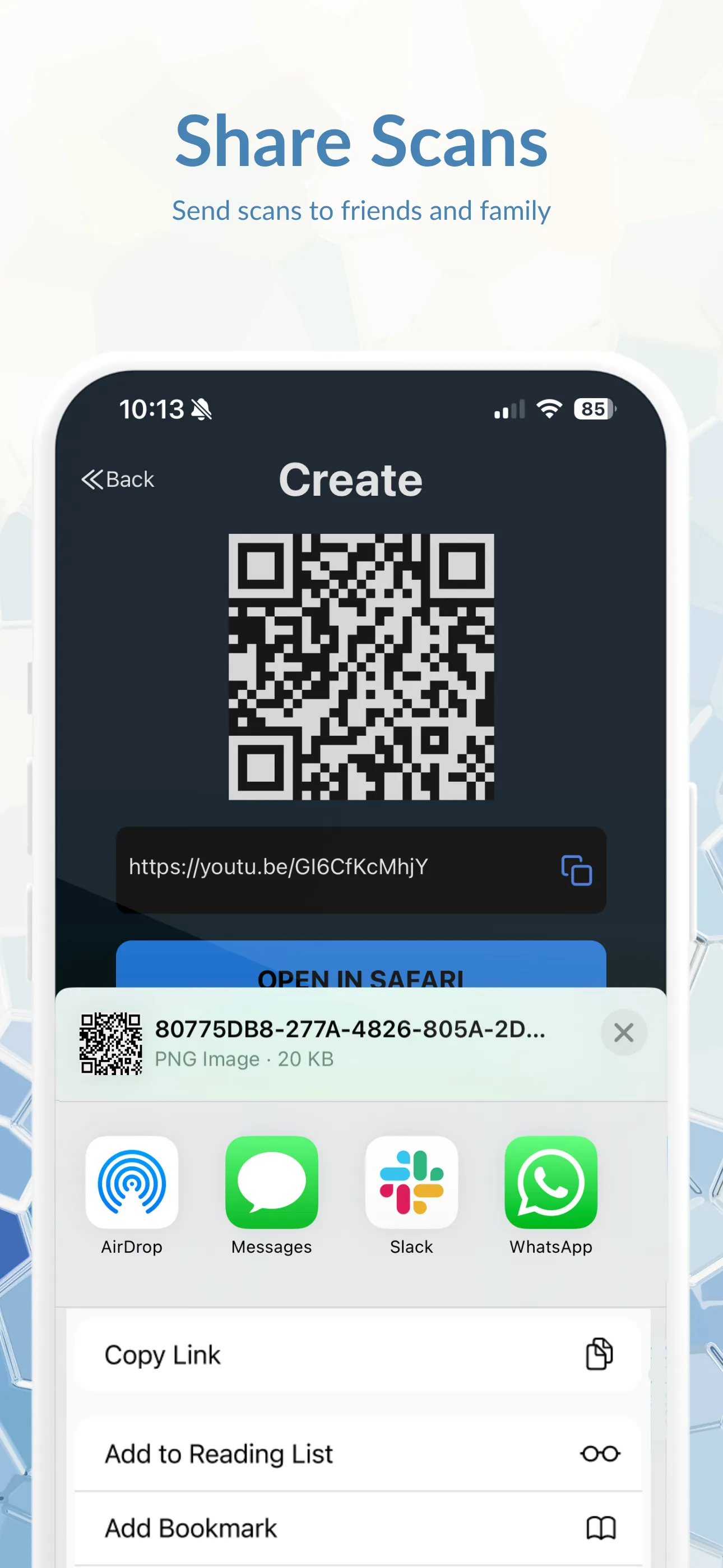 Scan QR Code Now iphone screenshot 3