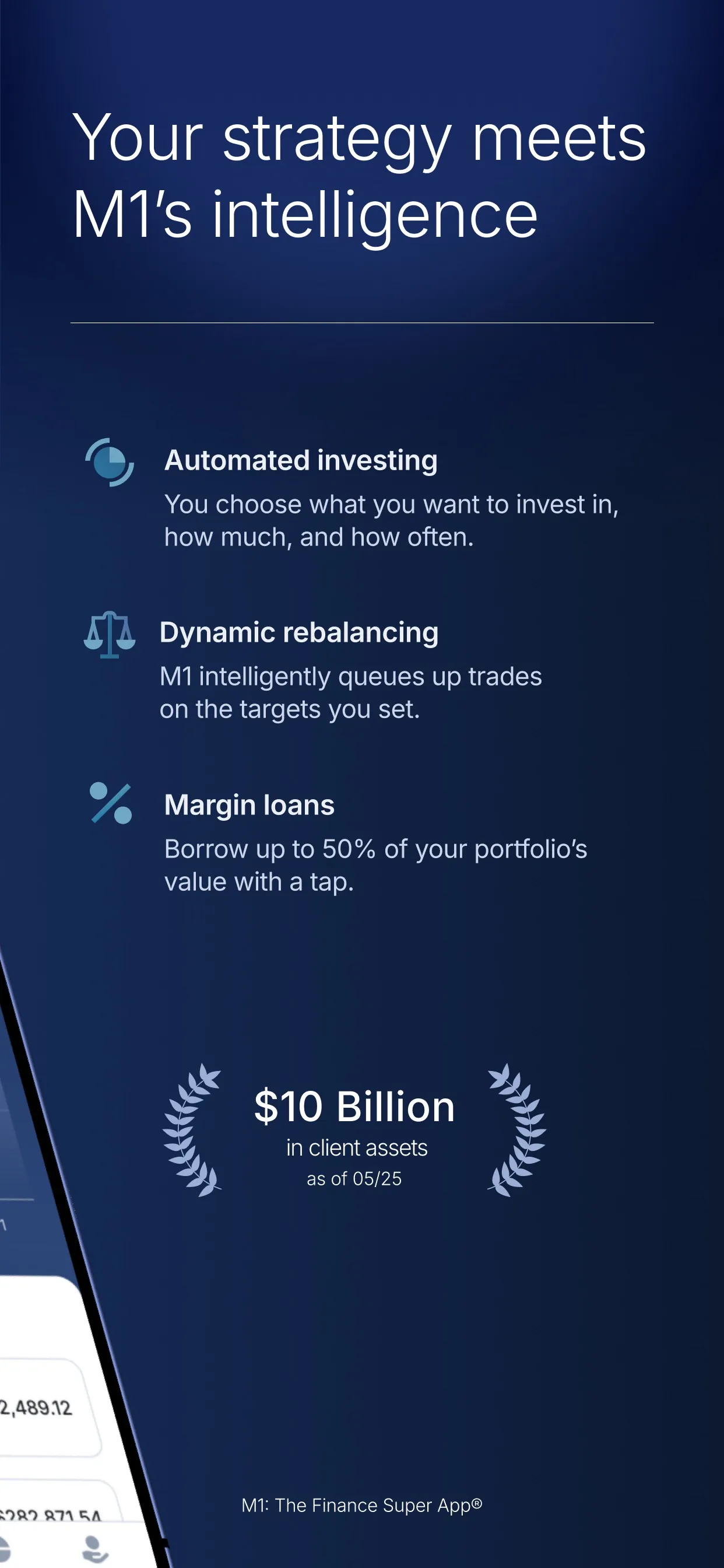 M1: Invest & Bank Smarter iphone screenshot 2