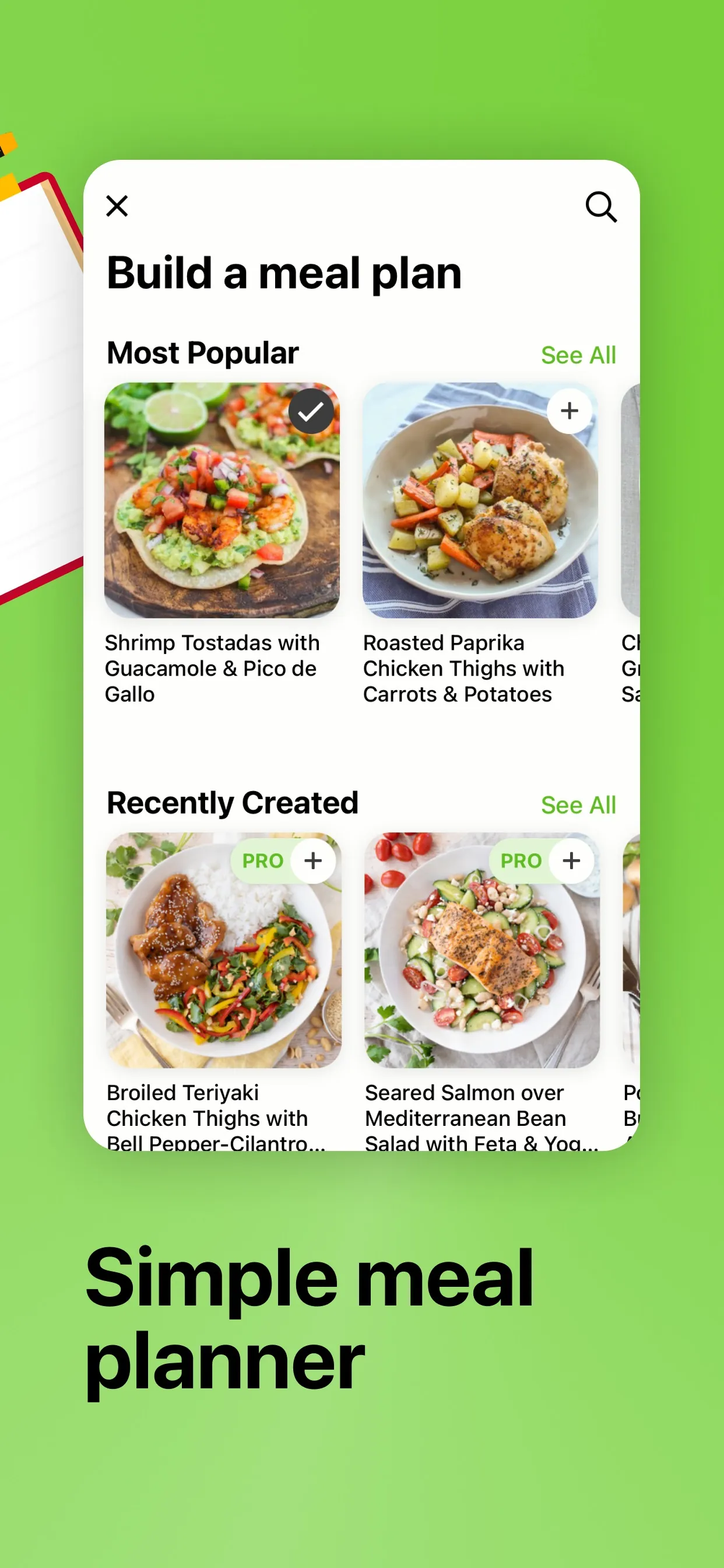 Mealime Meal Plans & Recipes iphone screenshot 4
