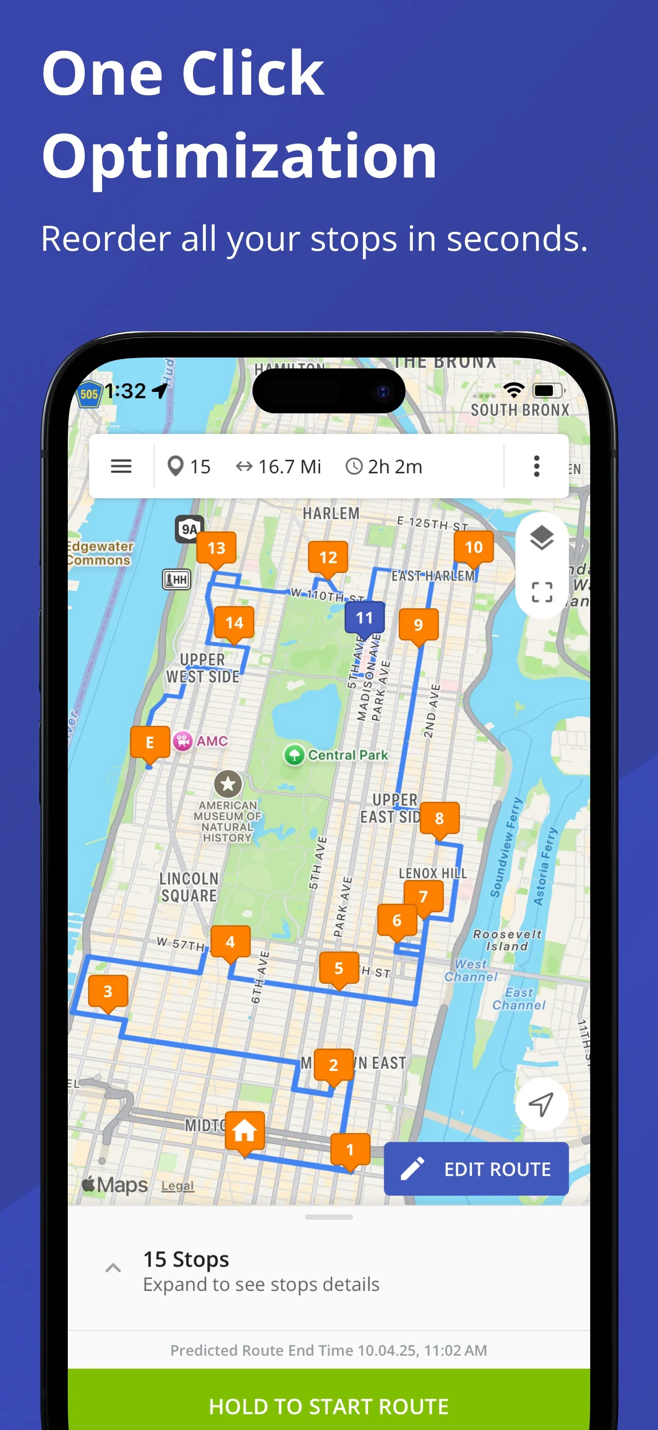 Route4Me Route Planner iphone screenshot 4