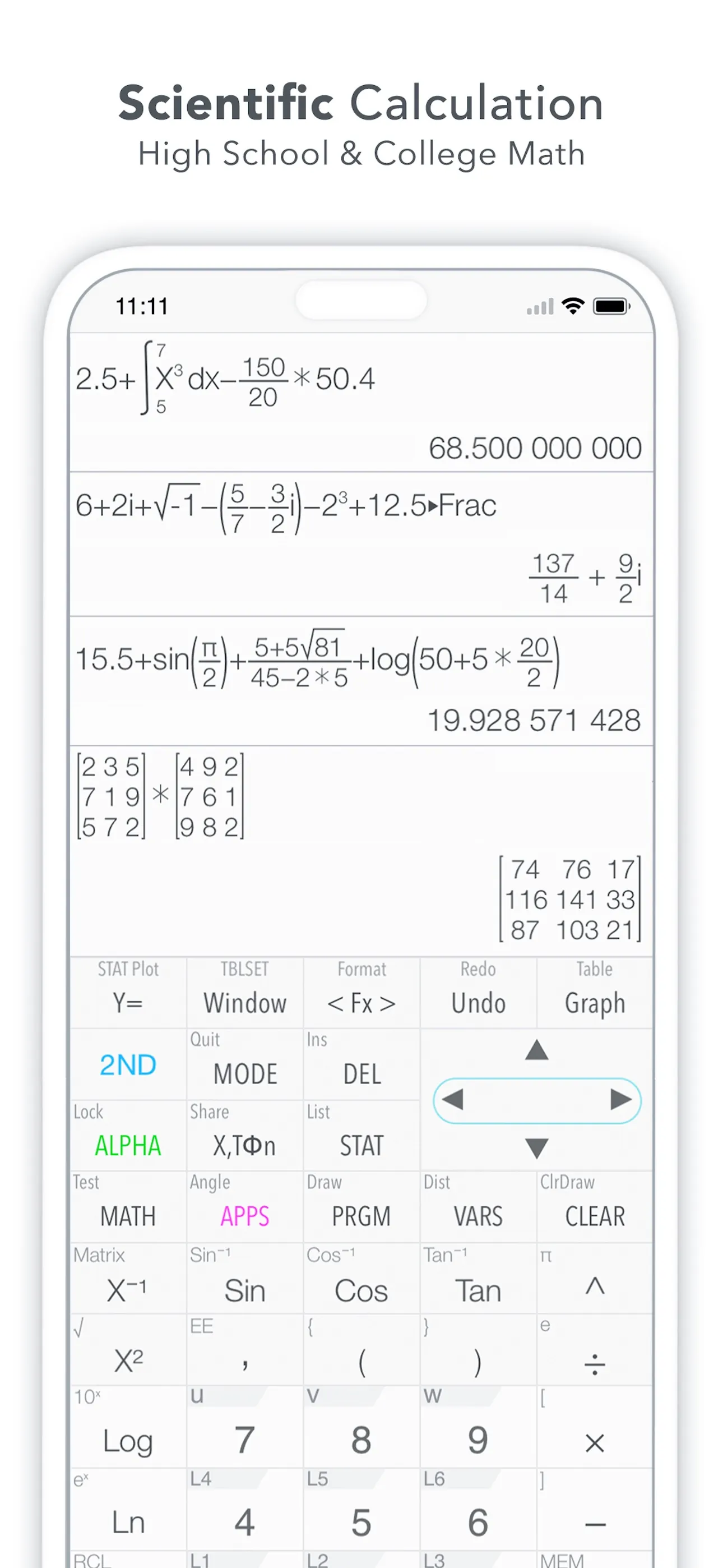 Graphing Calculator X84 iphone screenshot 3