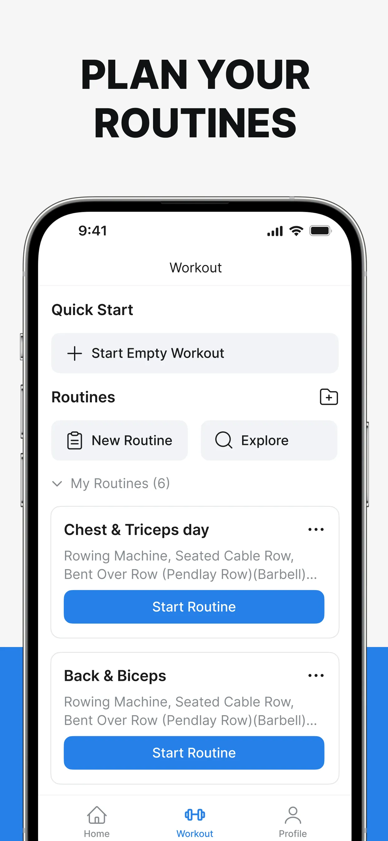 Hevy - Workout Tracker Gym Log iphone screenshot 4