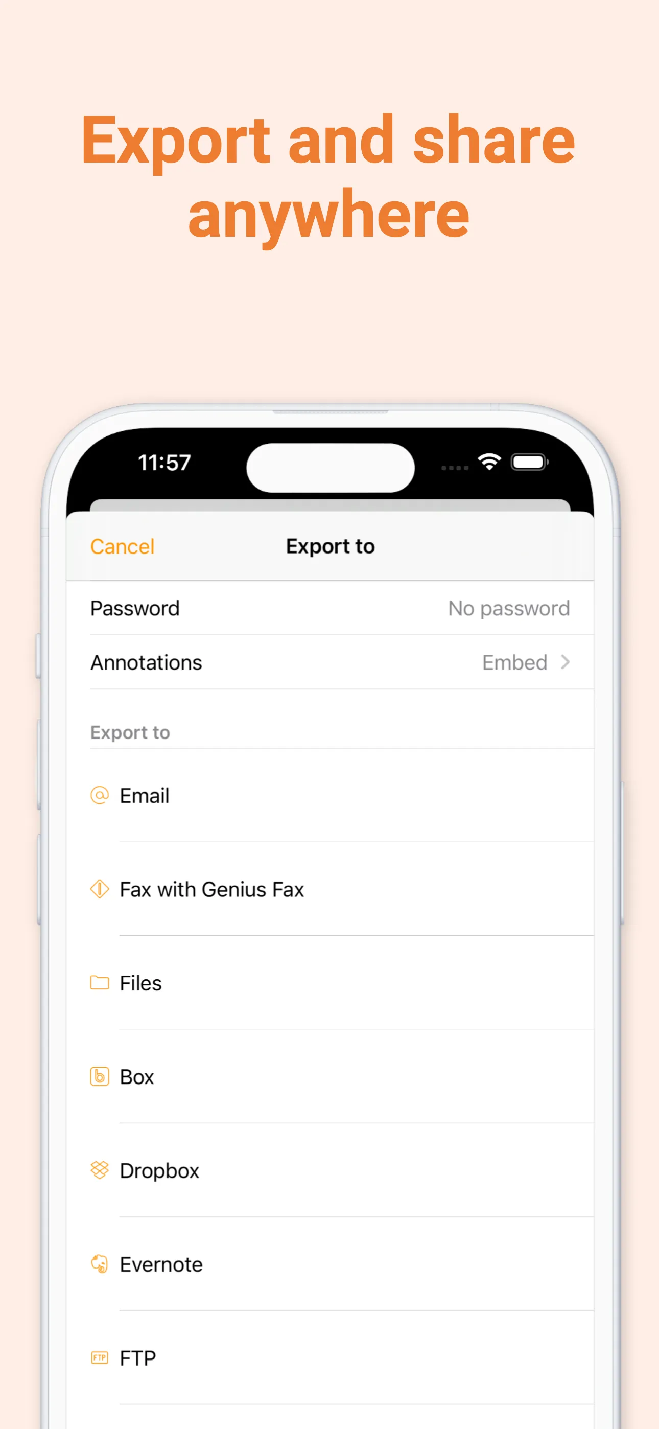 Genius Sign: PDF doc signature iphone screenshot 5