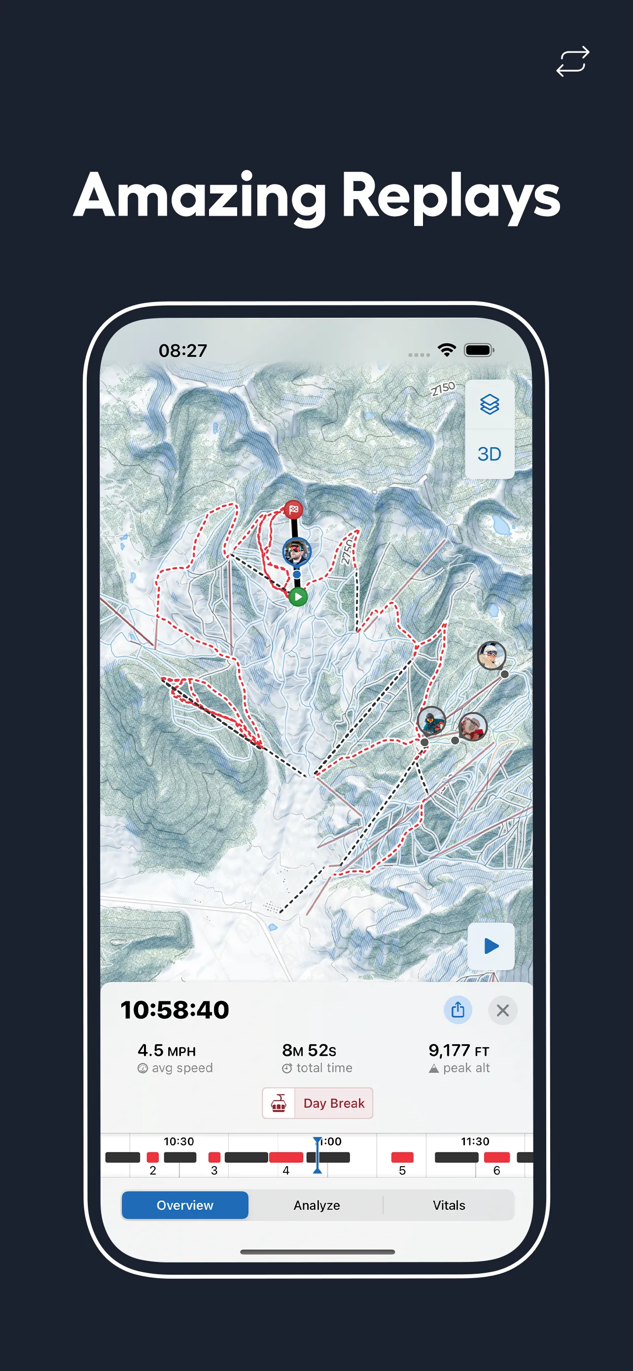 Slopes: Ski & Snowboard iphone screenshot 7