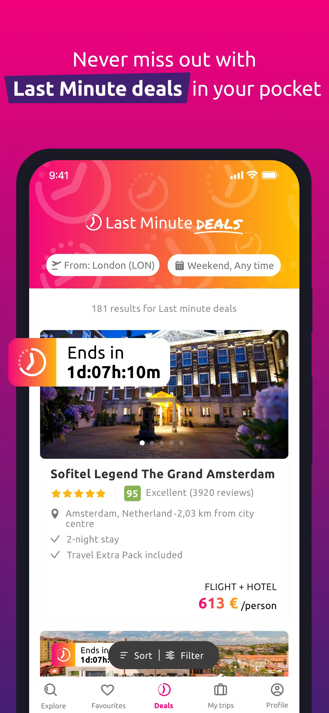 lastminute.com - Travel Deals iphone screenshot 3