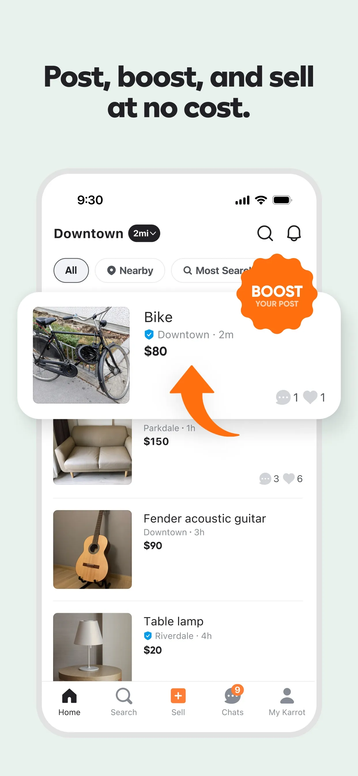 Karrot - Buy & sell locally iphone screenshot 7