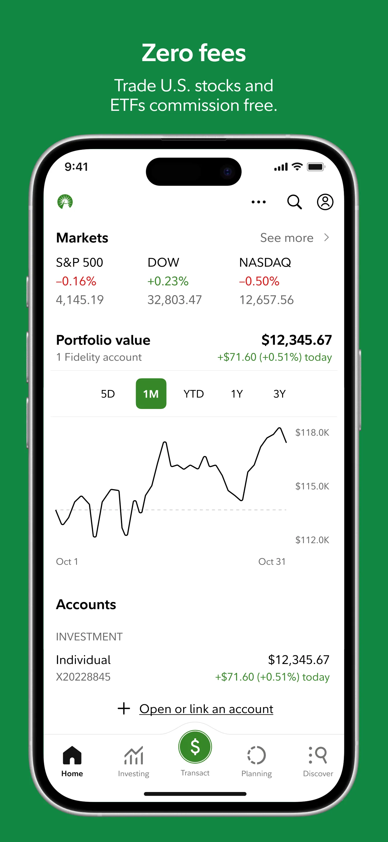 Fidelity Investments iphone screenshot 2