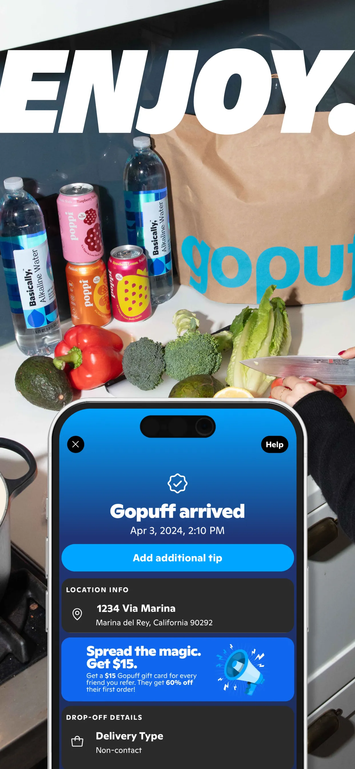 Gopuff - Food & Drink Delivery iphone screenshot 7