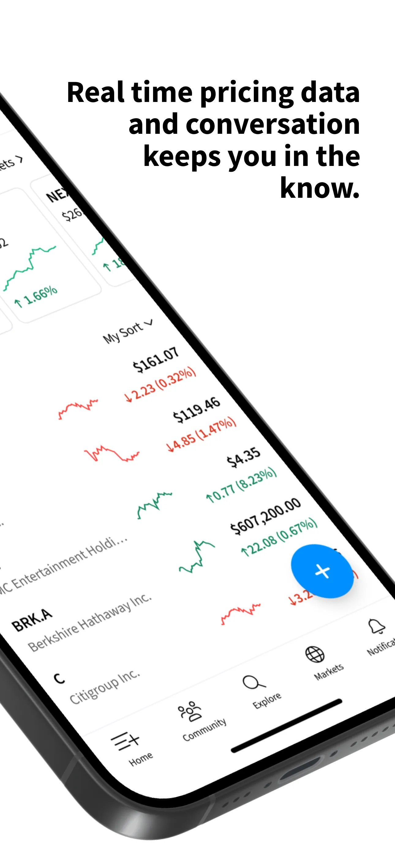 Stocktwits iphone screenshot 2