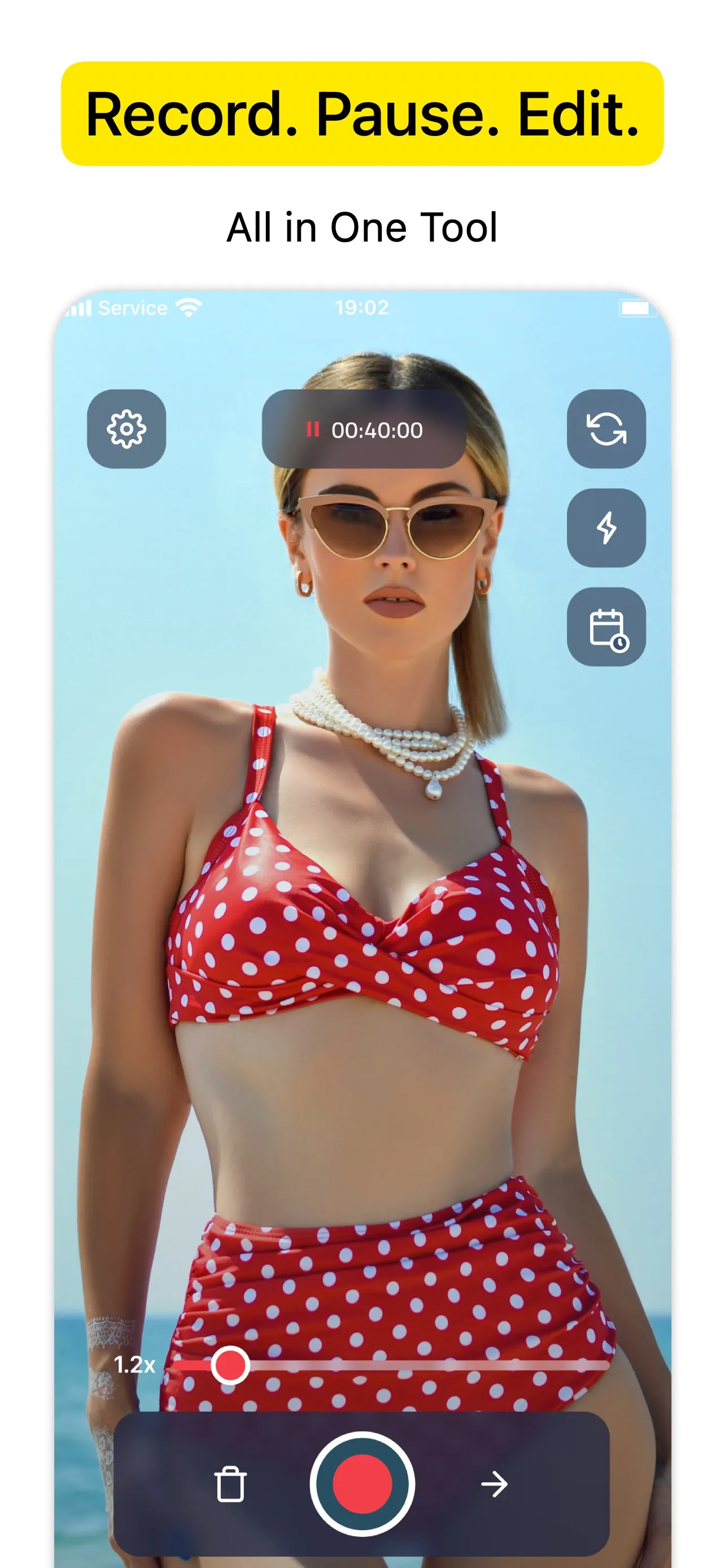 VideoCam+ Video Recorder Edit iphone screenshot 2