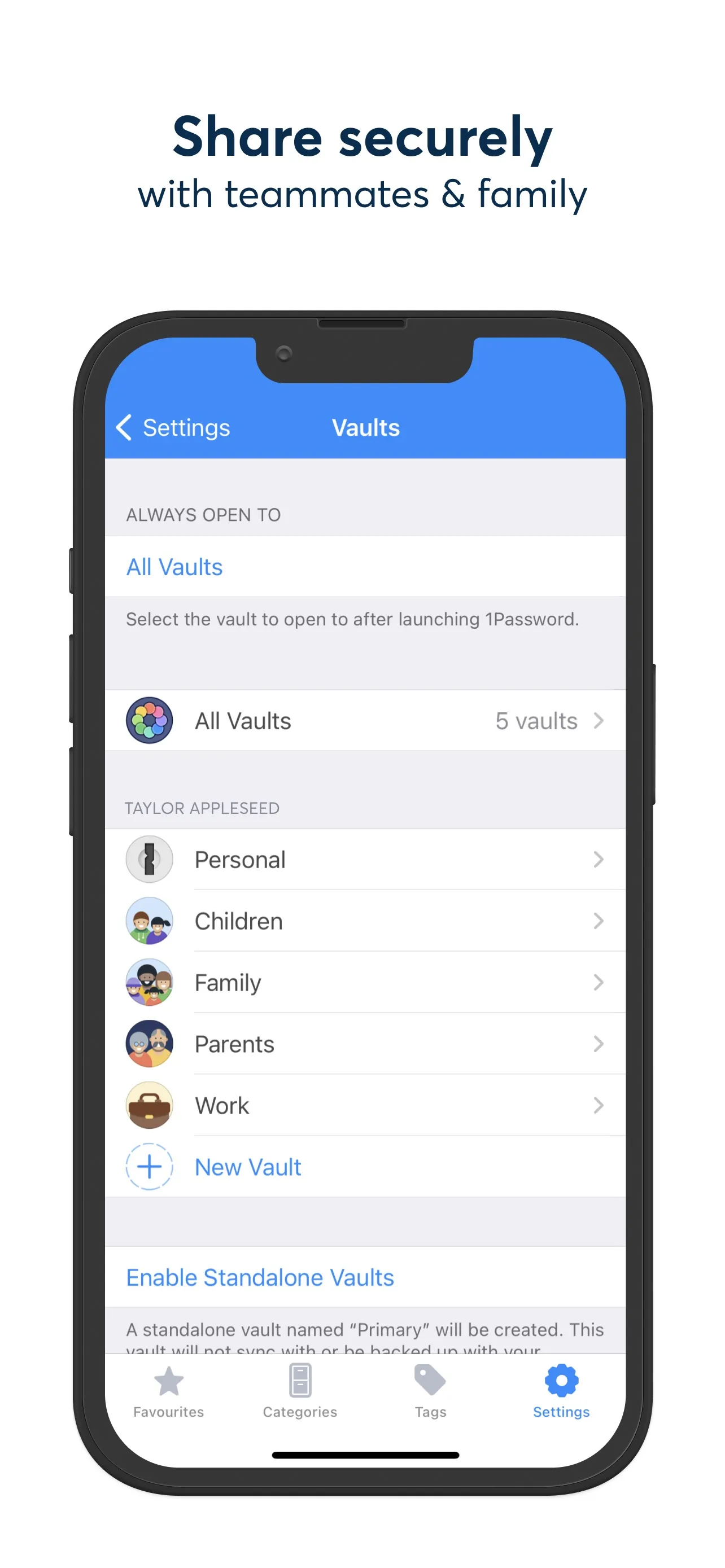 1Password 7 • Password Manager iphone screenshot 5