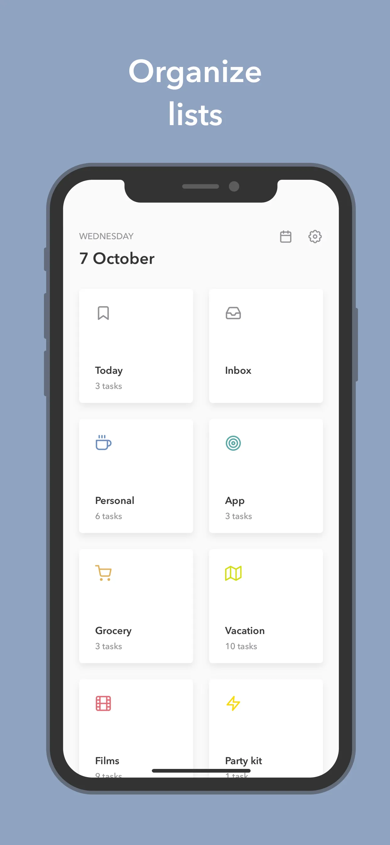 Mindlist — To Do List & Tasks iphone screenshot 1