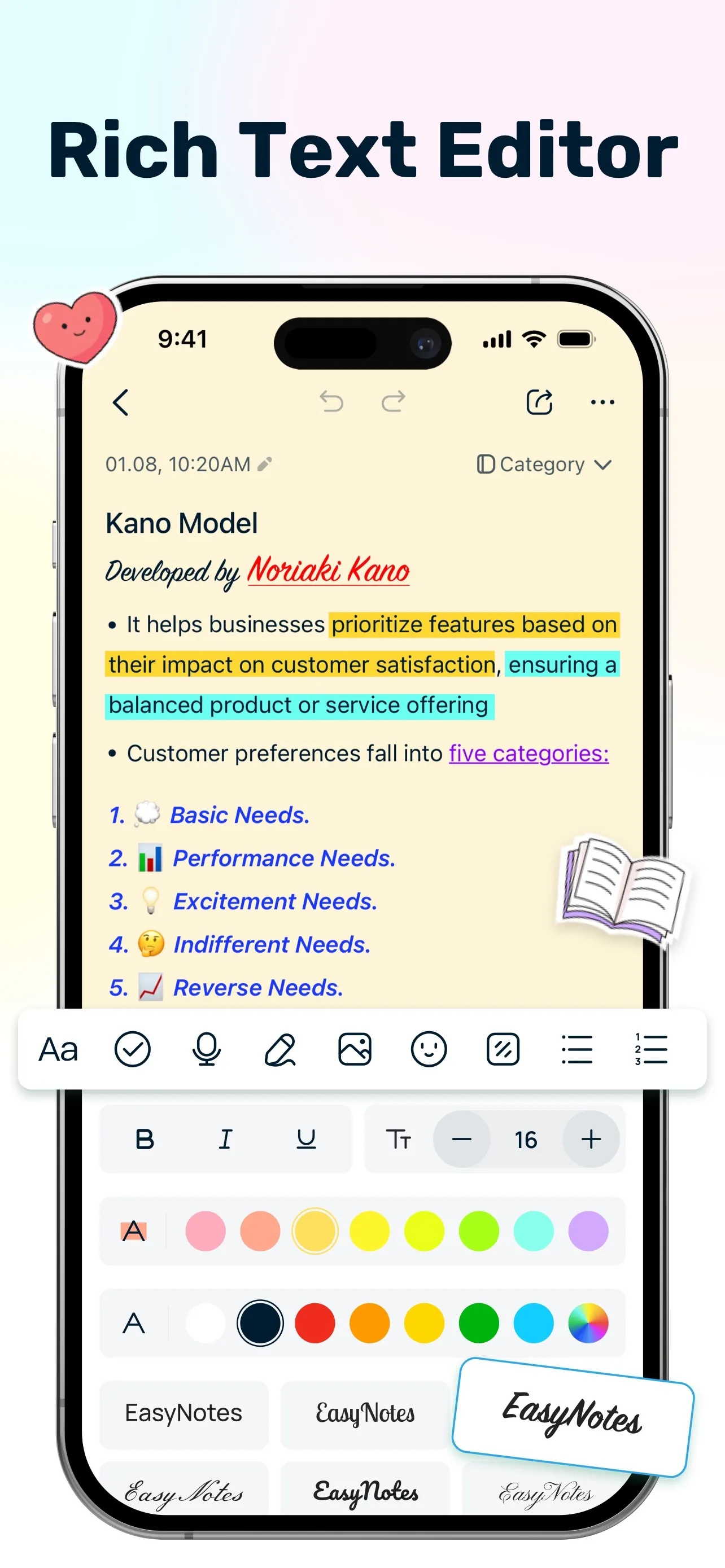 EasyNotes - Note Taking Apps iphone screenshot 3