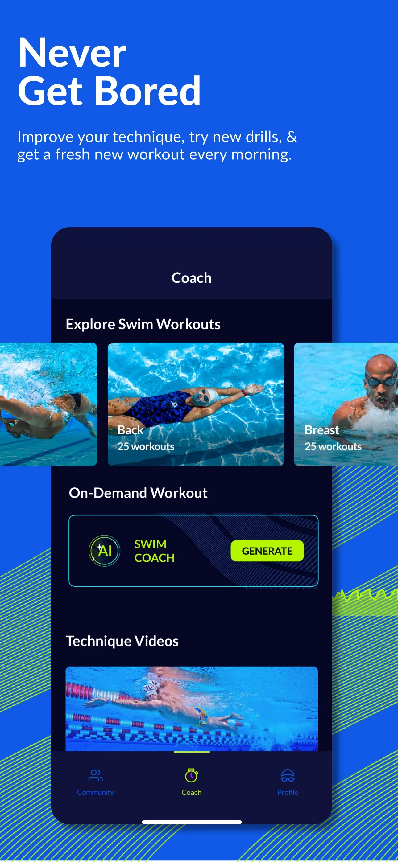 MySwimPro: #1 Swim Workout App iphone screenshot 6