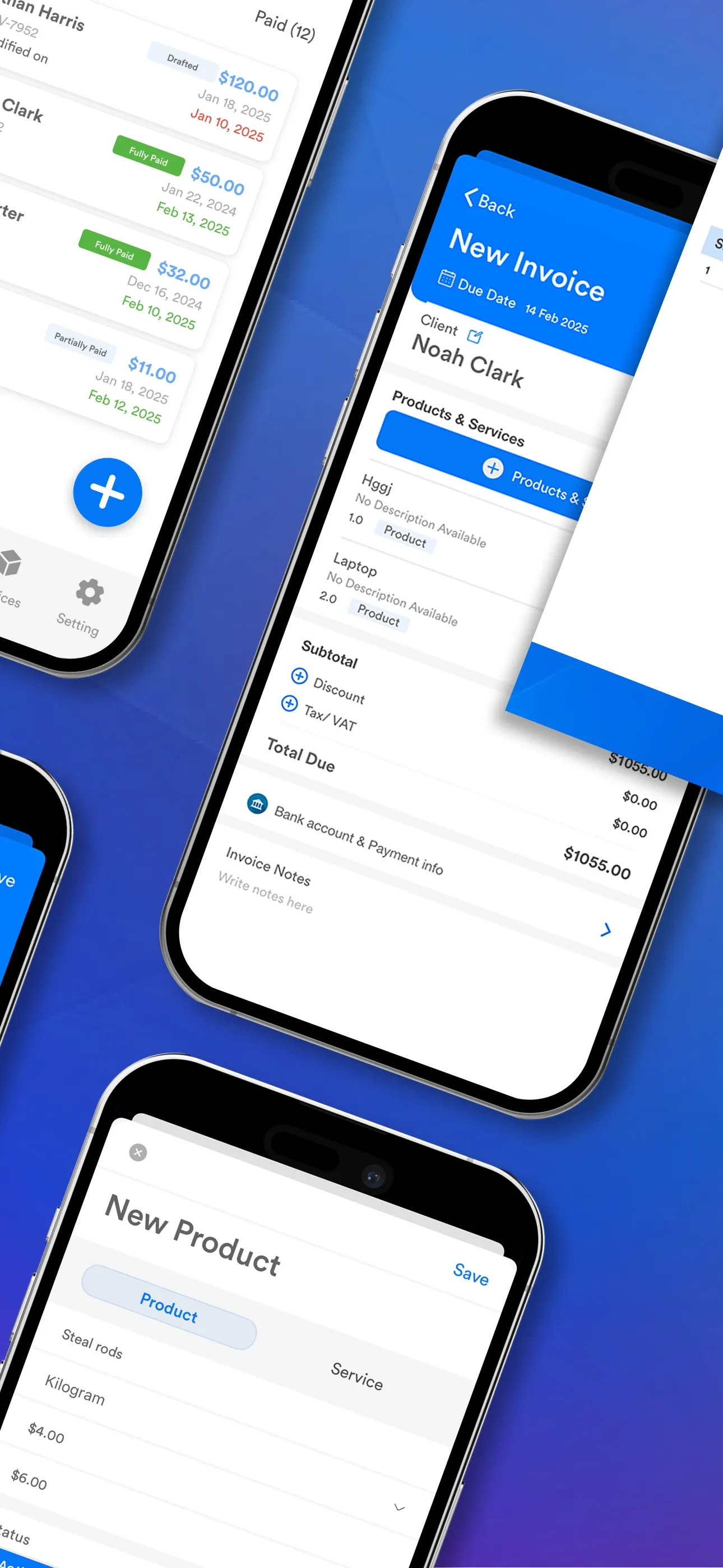 Invoice maker: Easy Estimate iphone screenshot 2