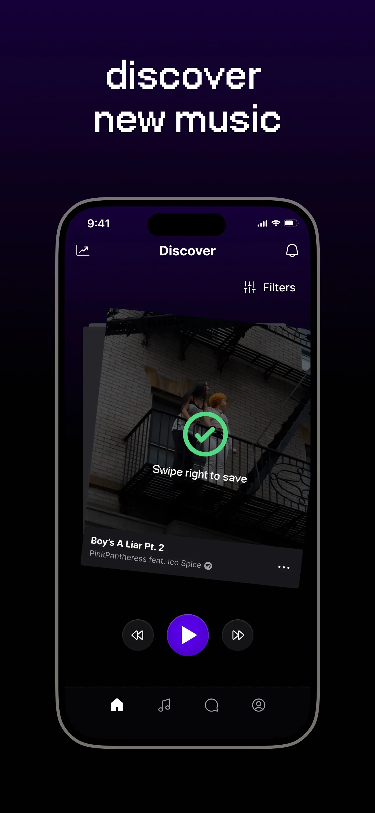 Discz: Discover & Share Music iphone screenshot 1