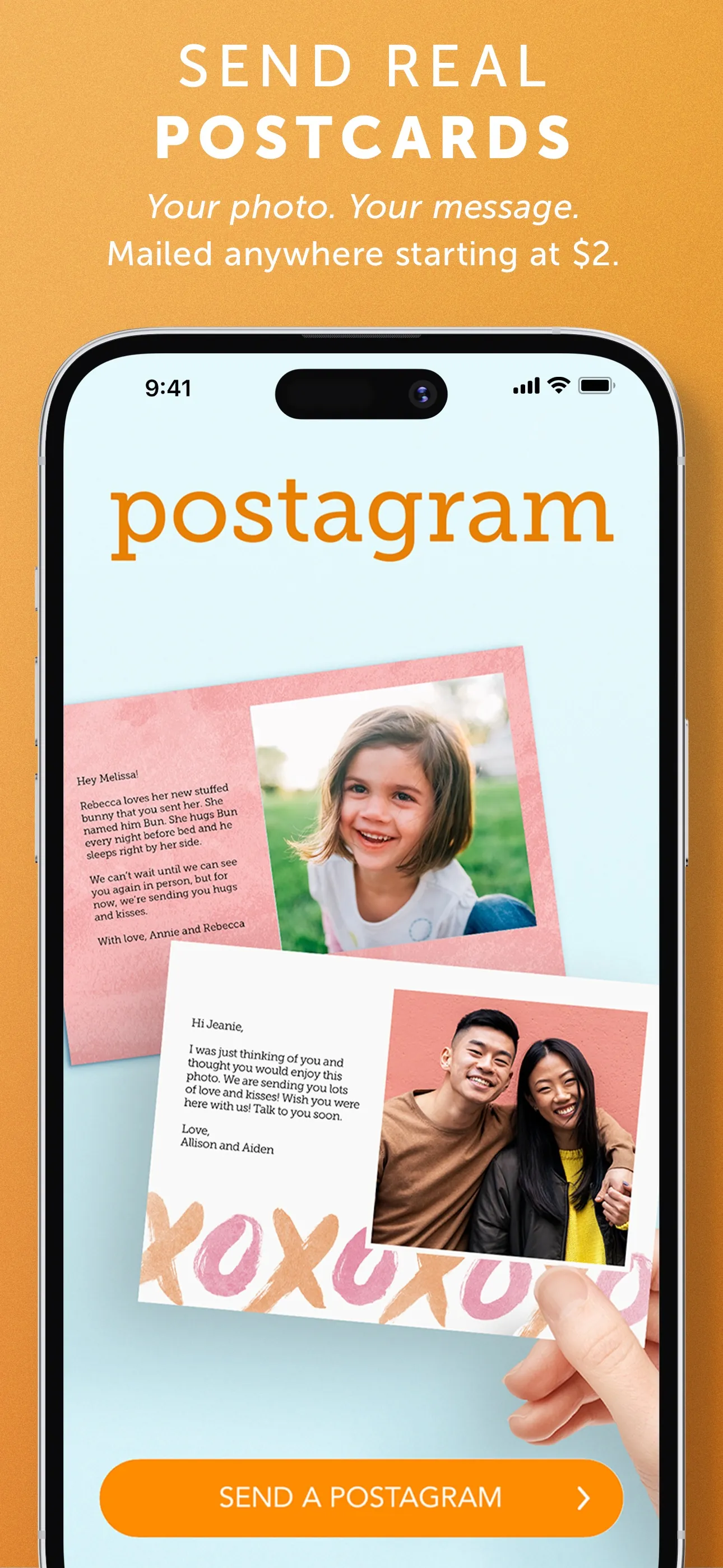 Postagram: Photo Postcards iphone screenshot 1