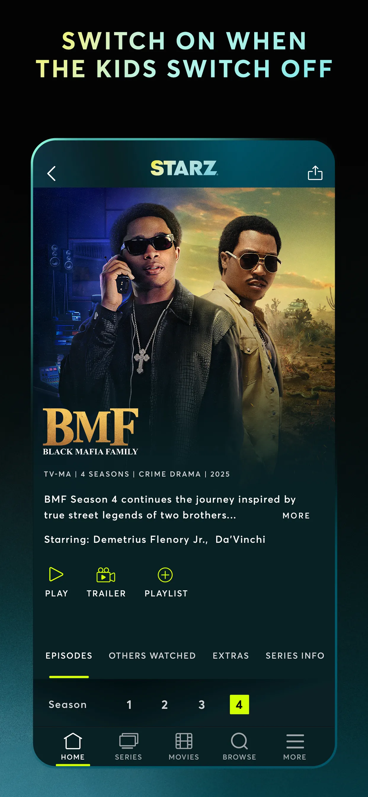 STARZ iphone screenshot 3