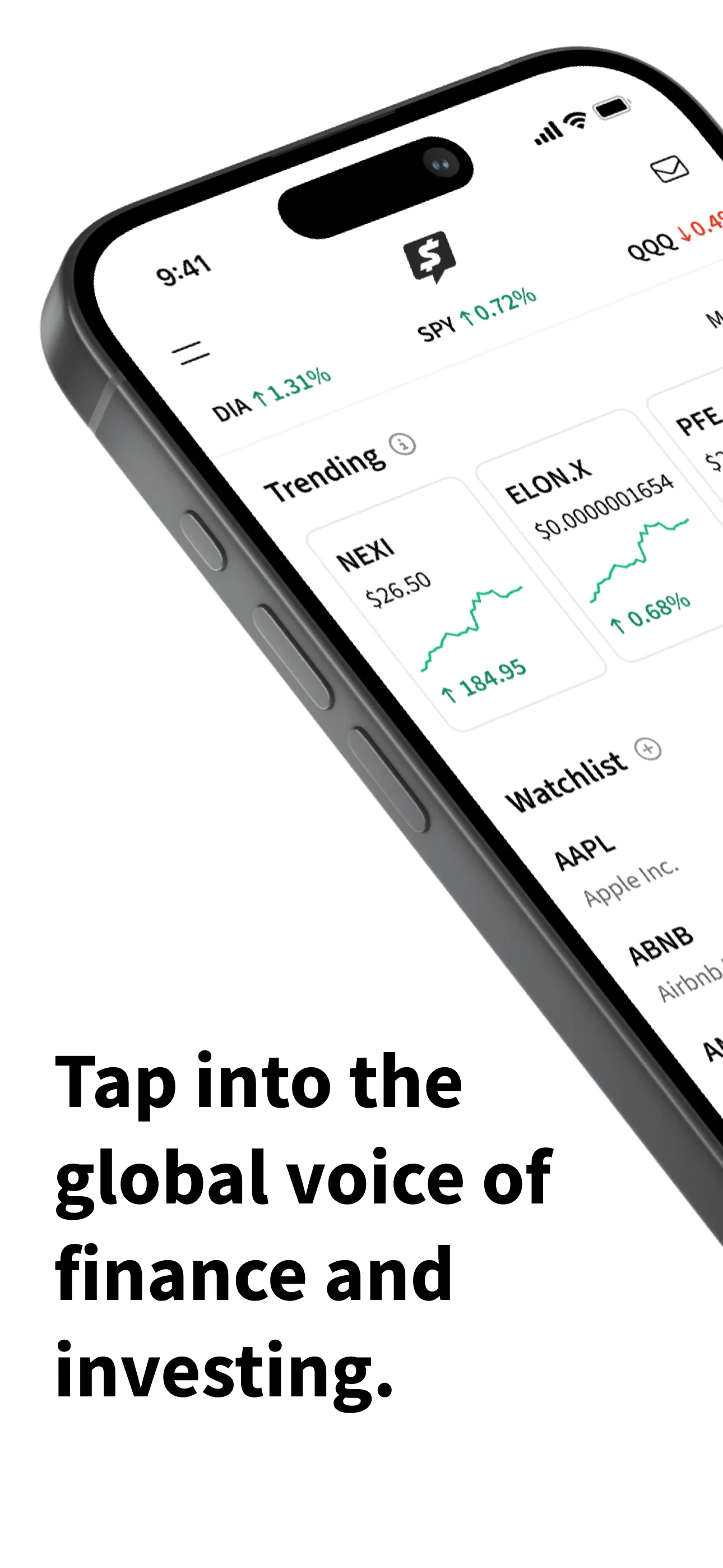 Stocktwits iphone screenshot 1