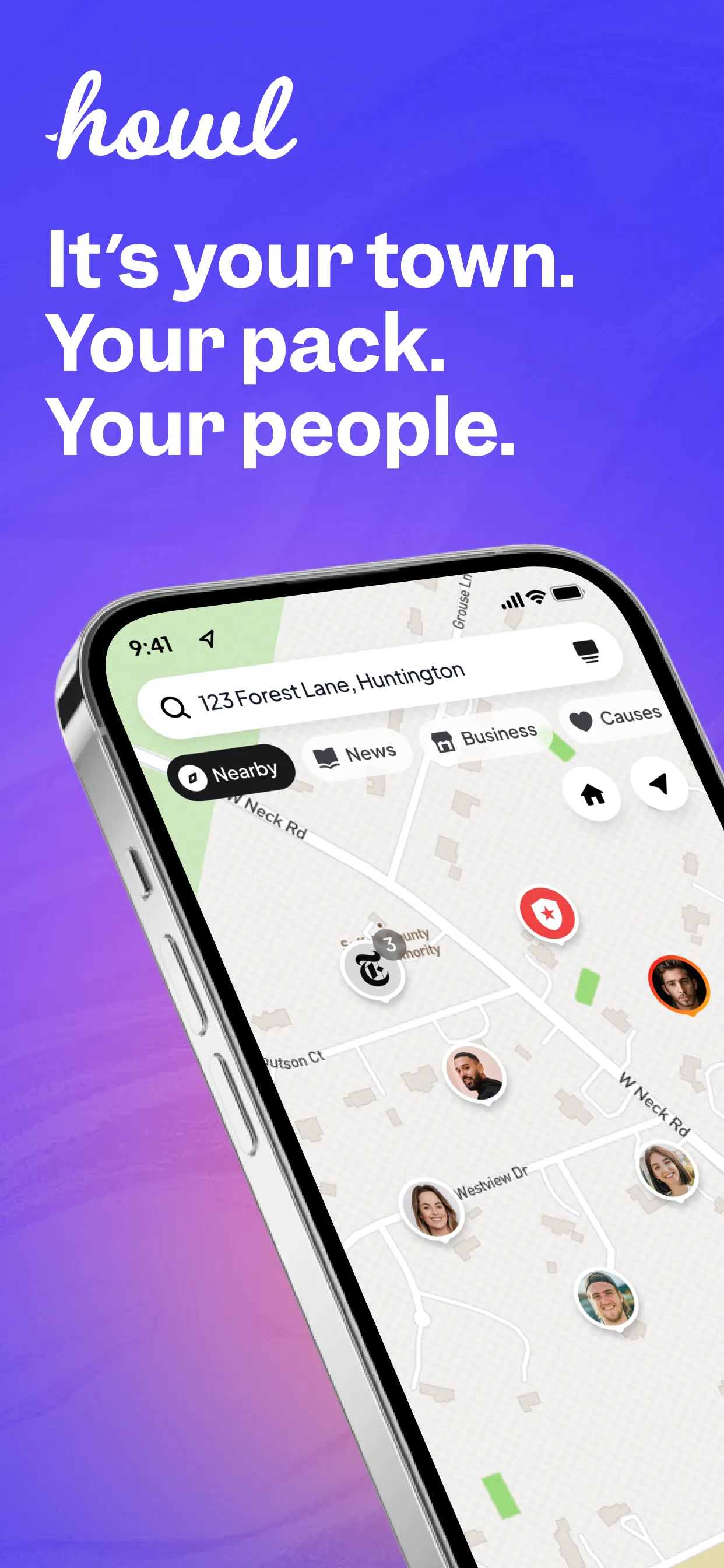 Howl: Community Chat and News iphone screenshot 1