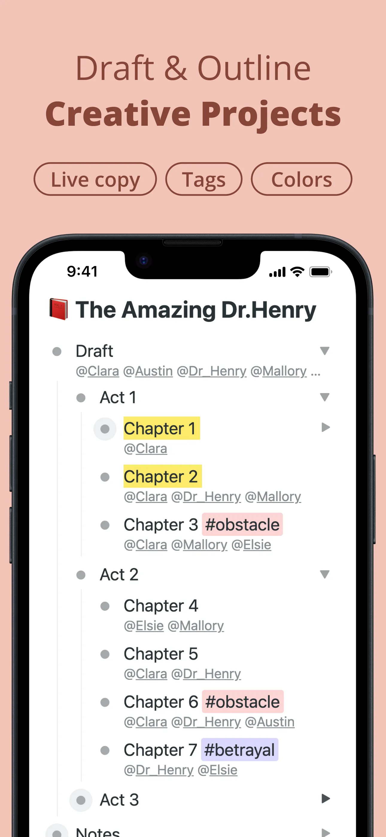 WorkFlowy: Note, List, Outline iphone screenshot 4