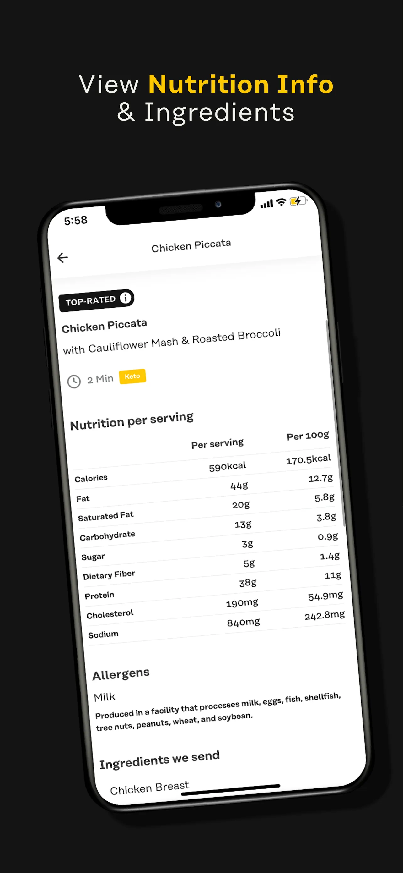 Factor_ Prepared Meal Delivery iphone screenshot 4