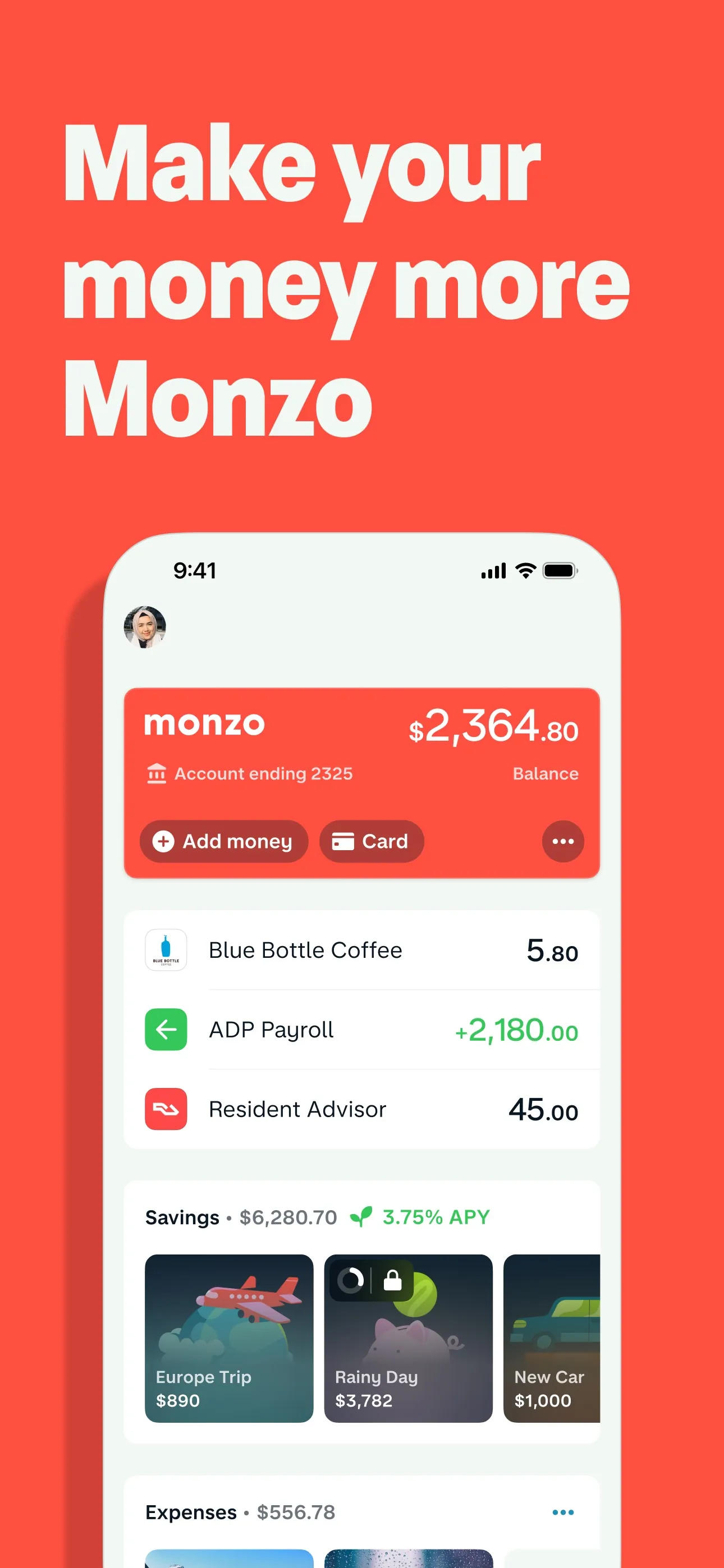 Monzo - Mobile Banking iphone screenshot 1