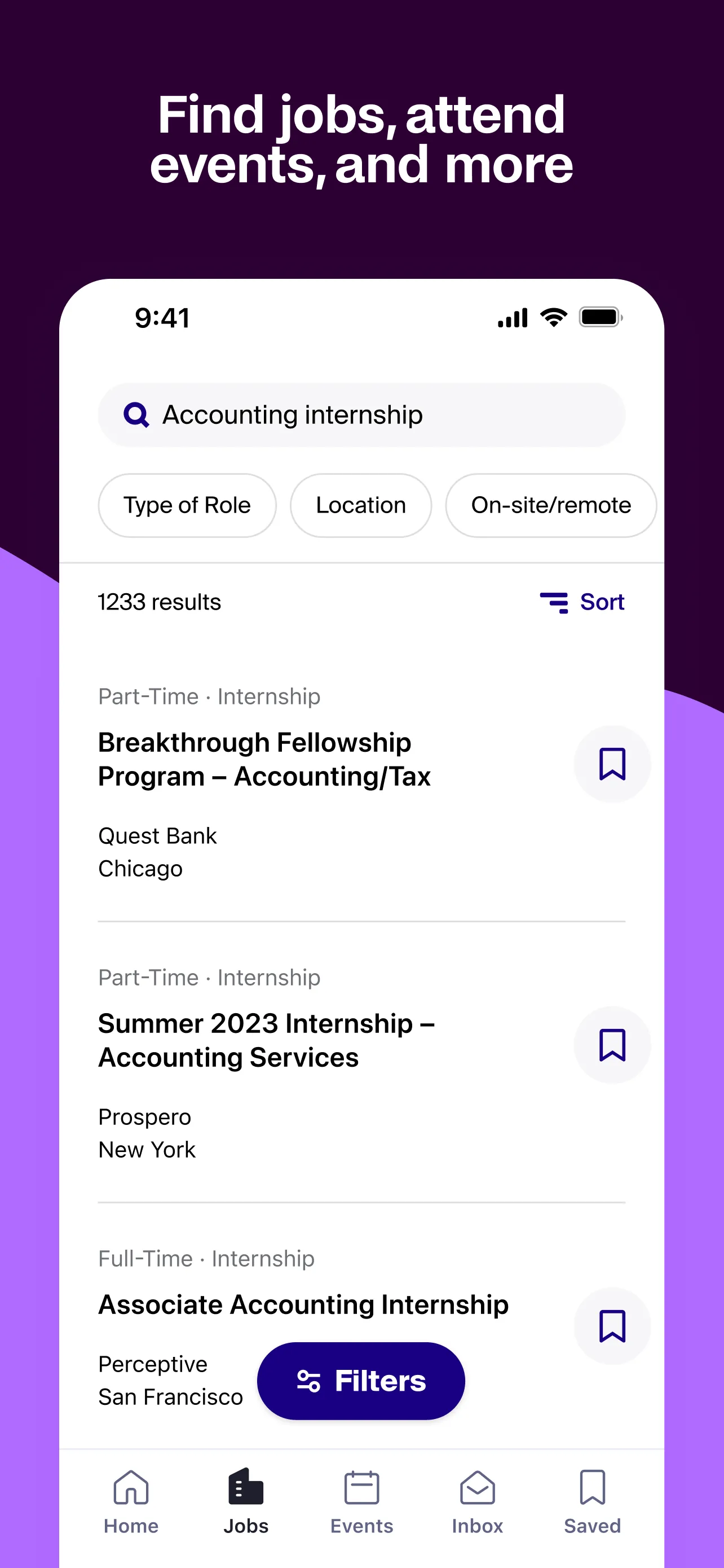 Handshake Jobs & New Careers iphone screenshot 3